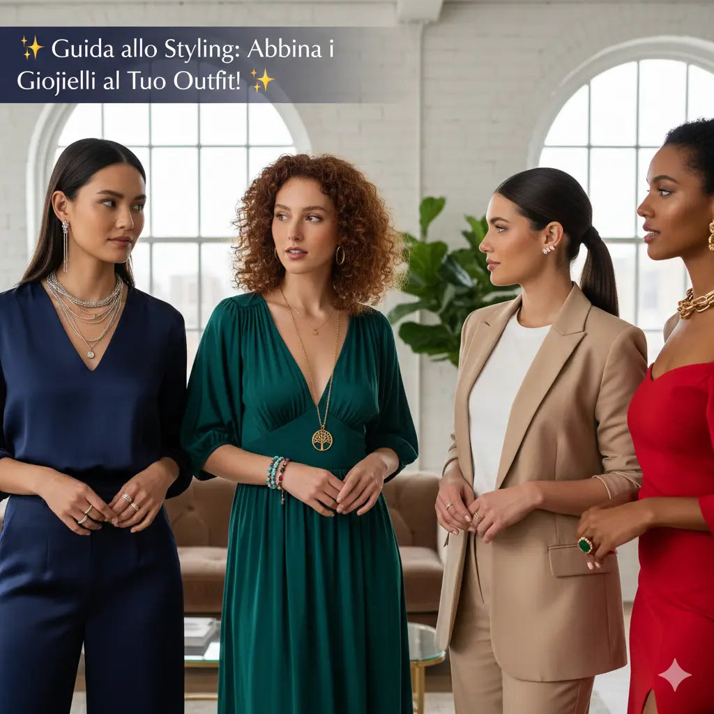 ✨ Guida allo Styling: Come Abbinare i Gioielli al Tuo Outfit per un Look da Star! 🌟