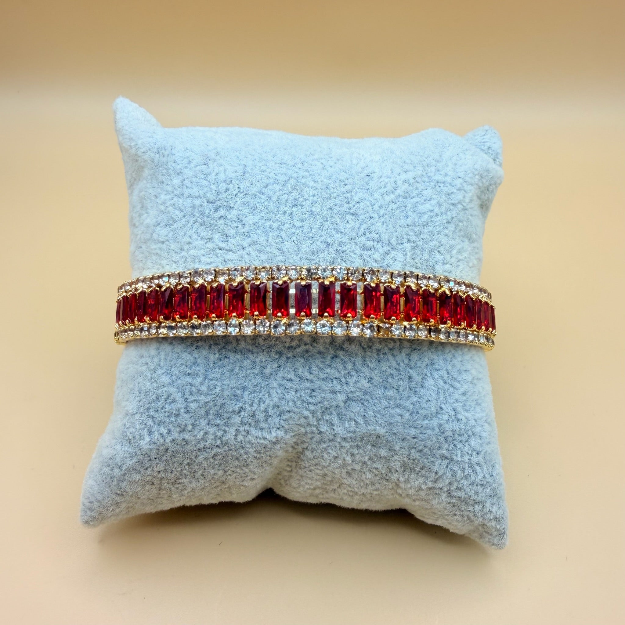 Regal Shine – Bracciale Placcato Oro con Gemme Colorate PARNIN