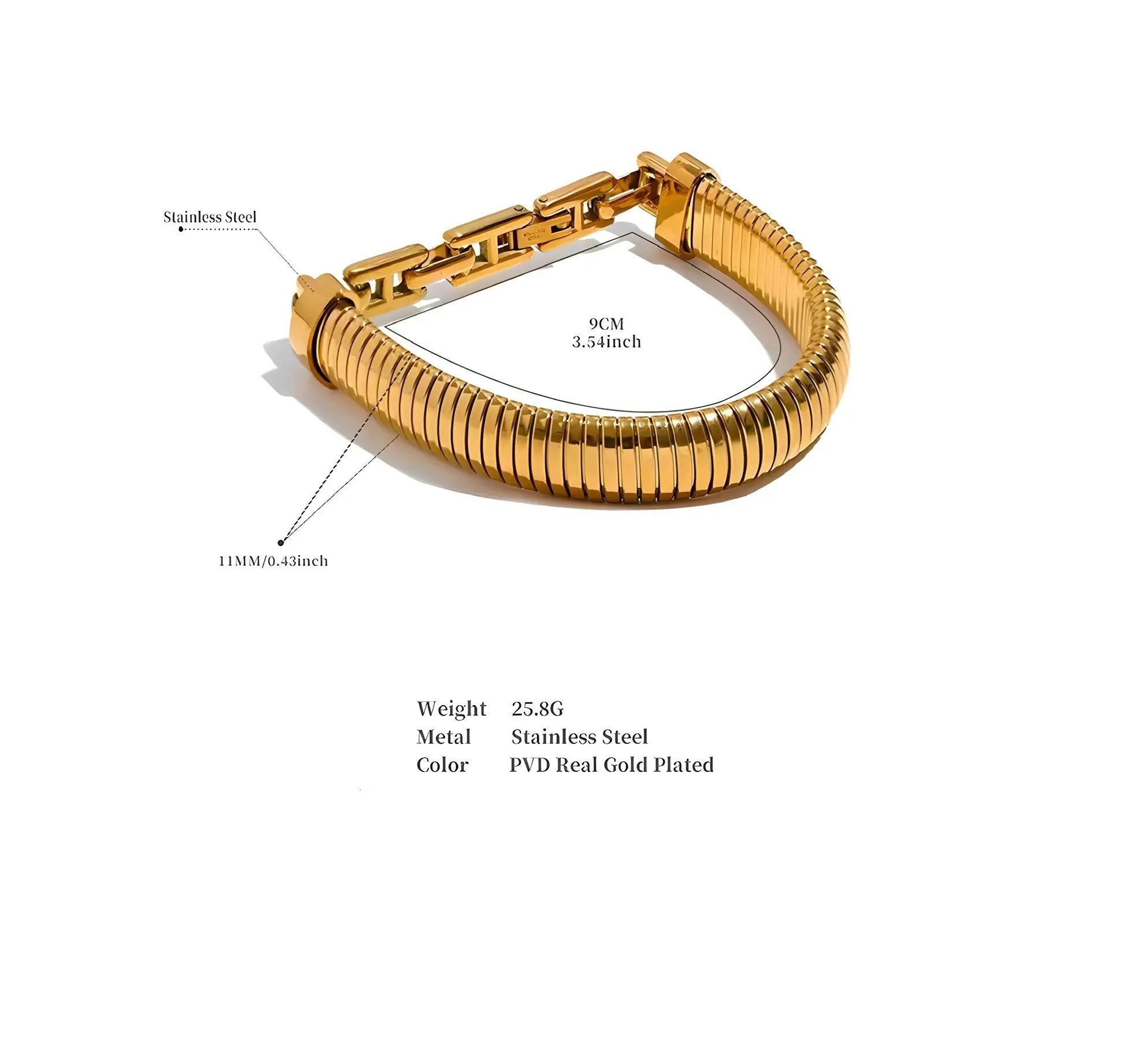 BEHI ALMOND BRACELET - GioielliperfettiAmz