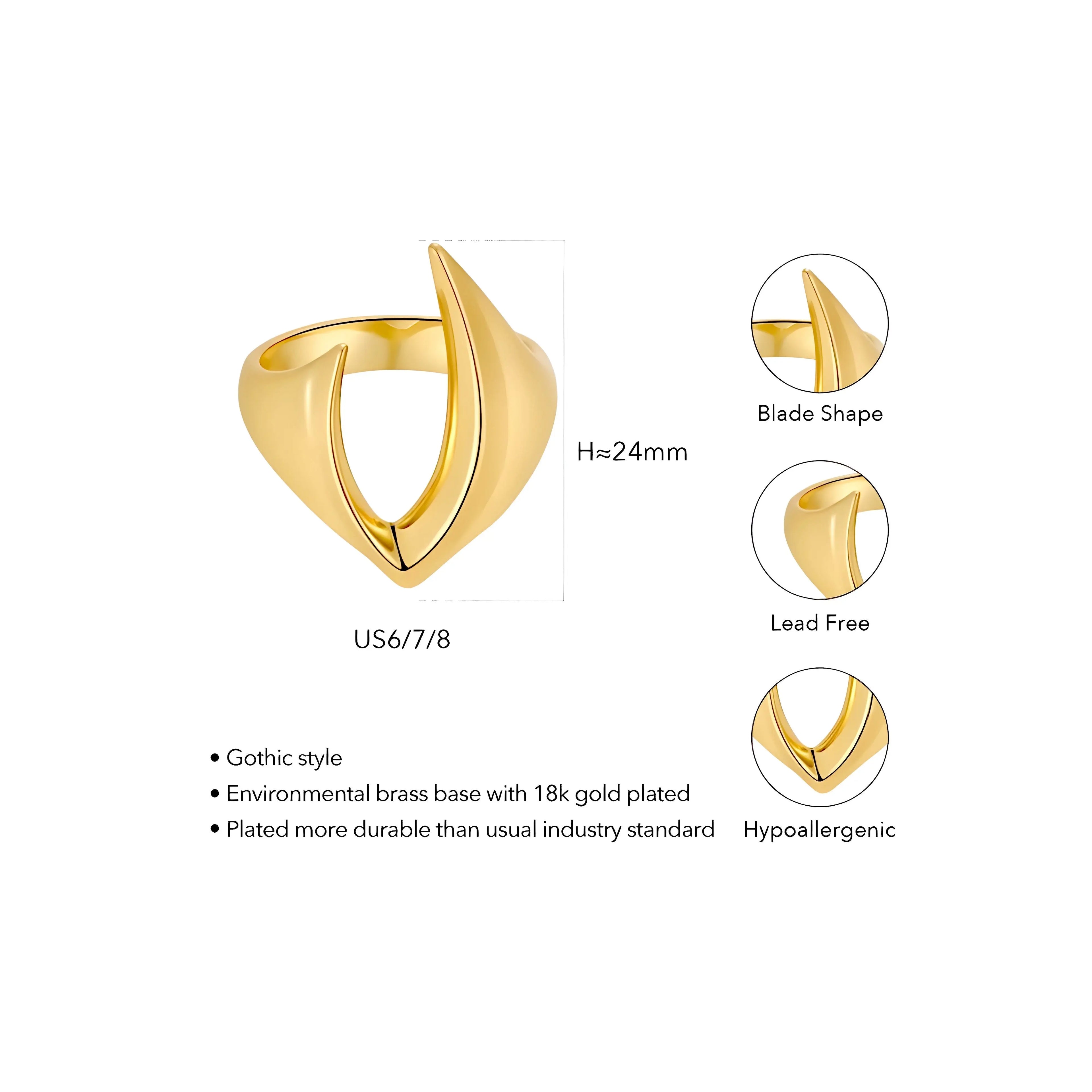 BEHI CLARISSA RING - GioielliperfettiAmz