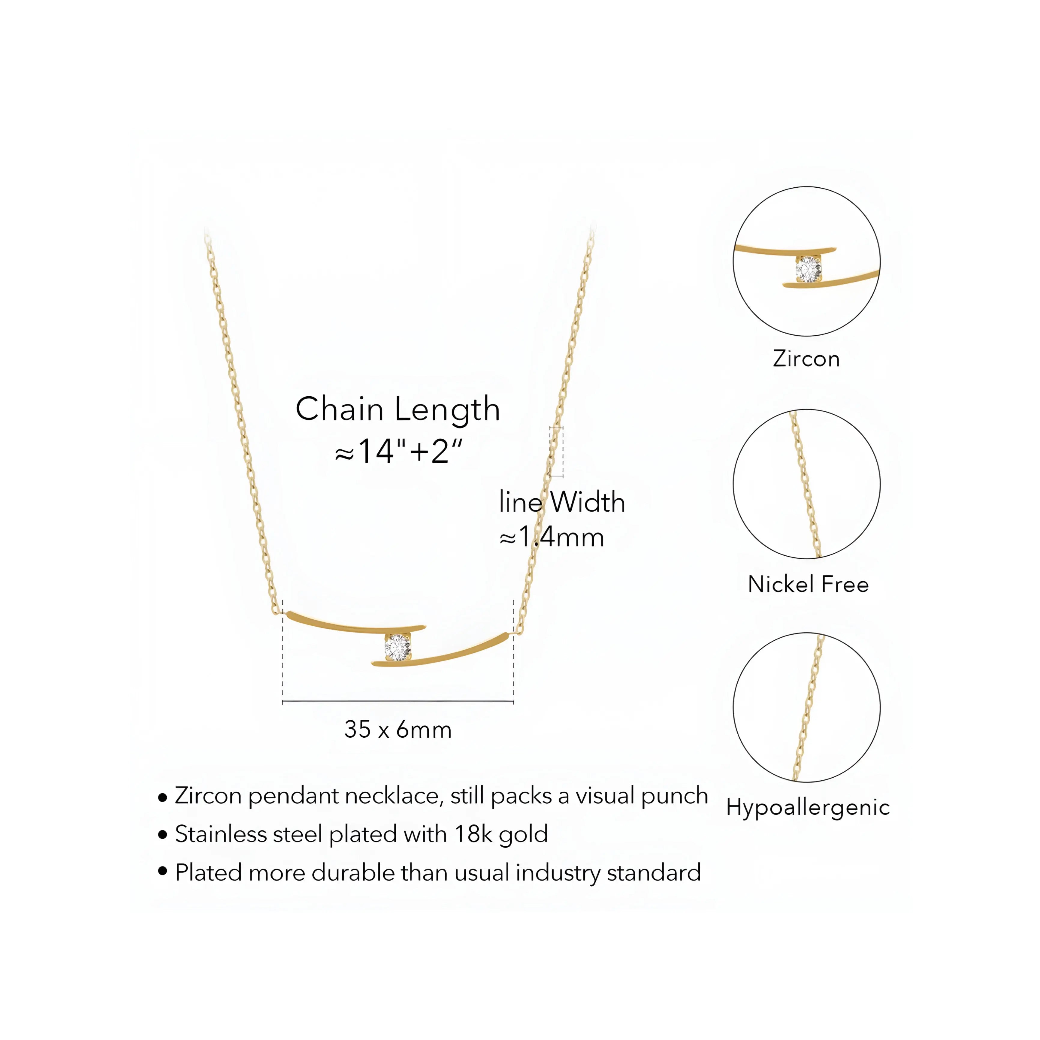 BEHI ALISON NECKLACE - GioielliperfettiAmz