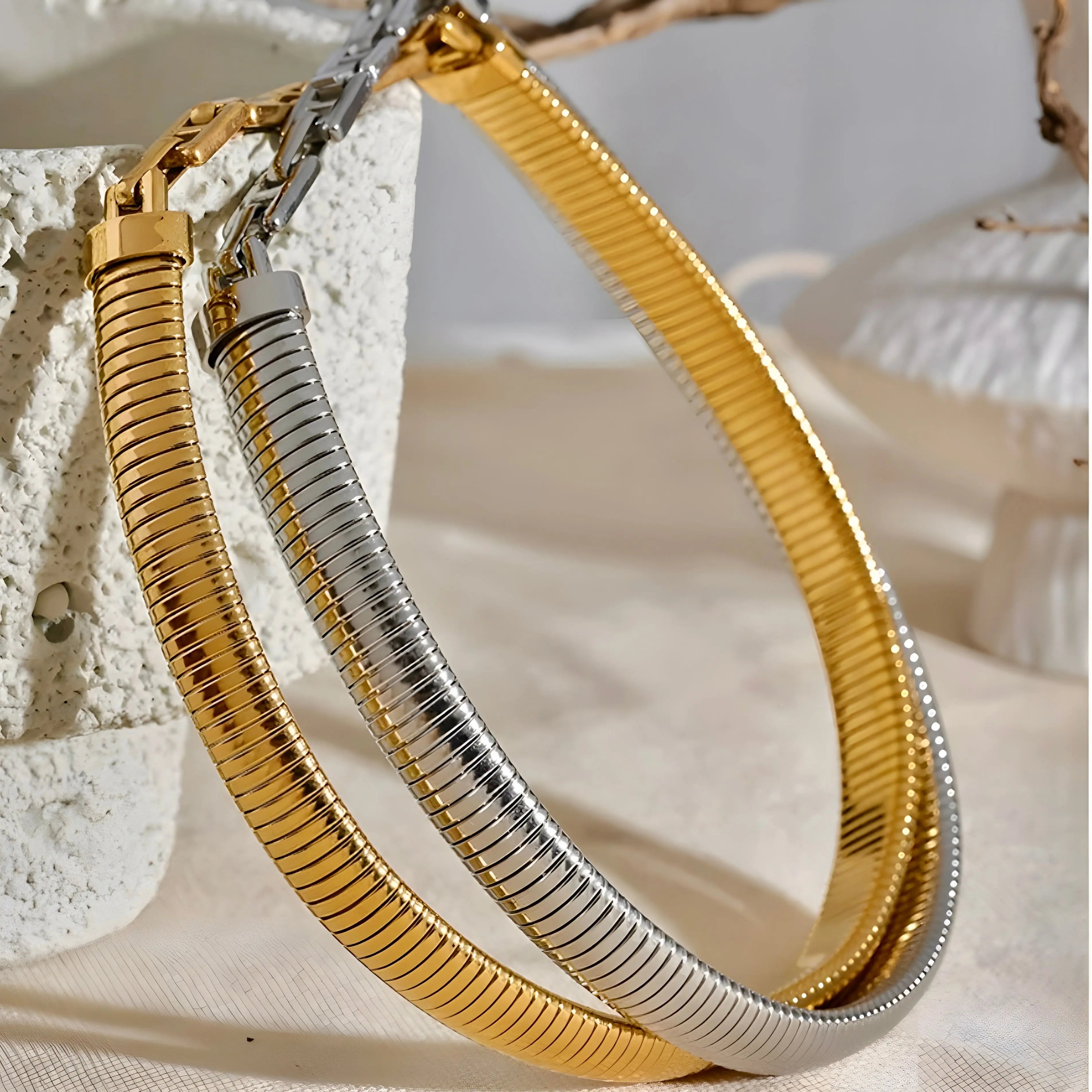 BEHI ALMOND CHOKER - GioielliperfettiAmz