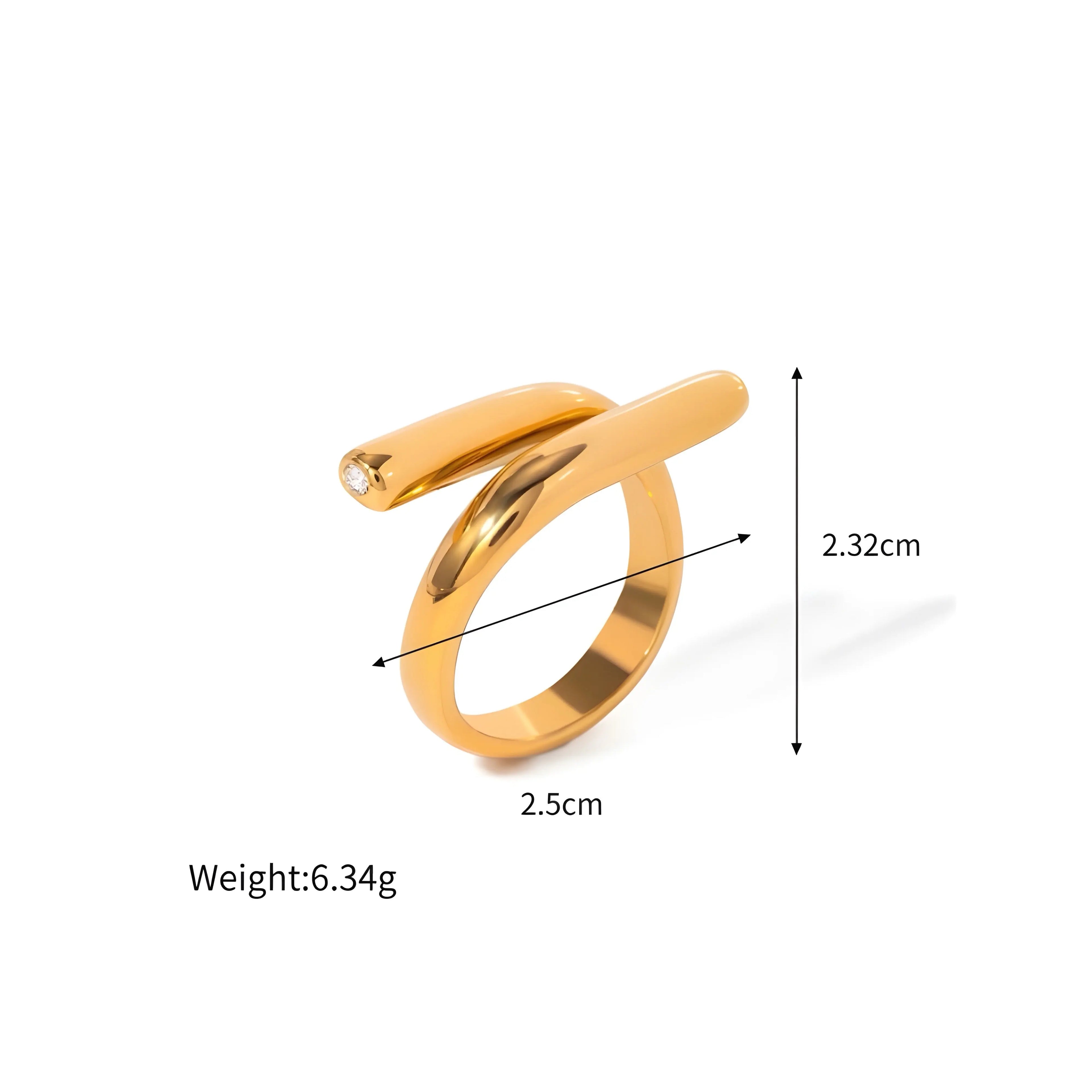 BEHI GRETA RING - GioielliperfettiAmz