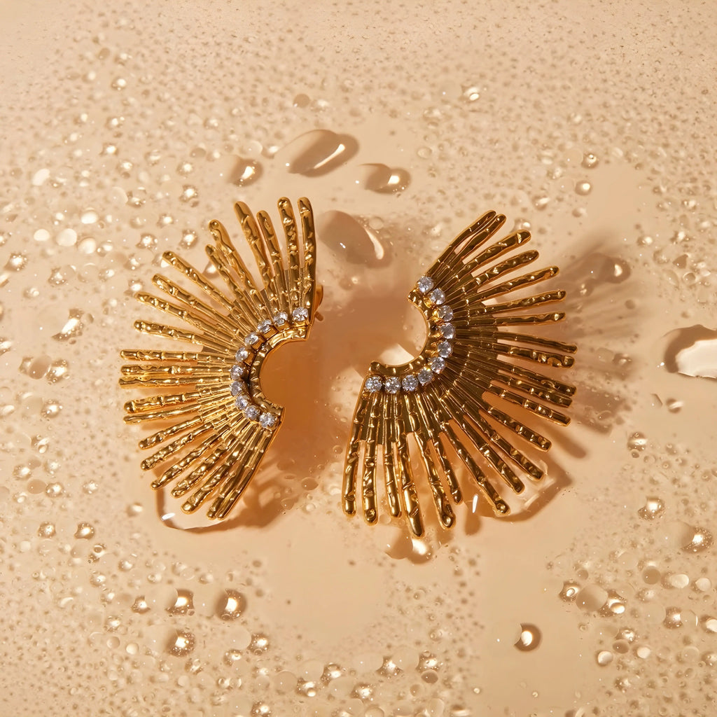 BEHI INDIGAMOND EARRINGS - GioielliperfettiAmz