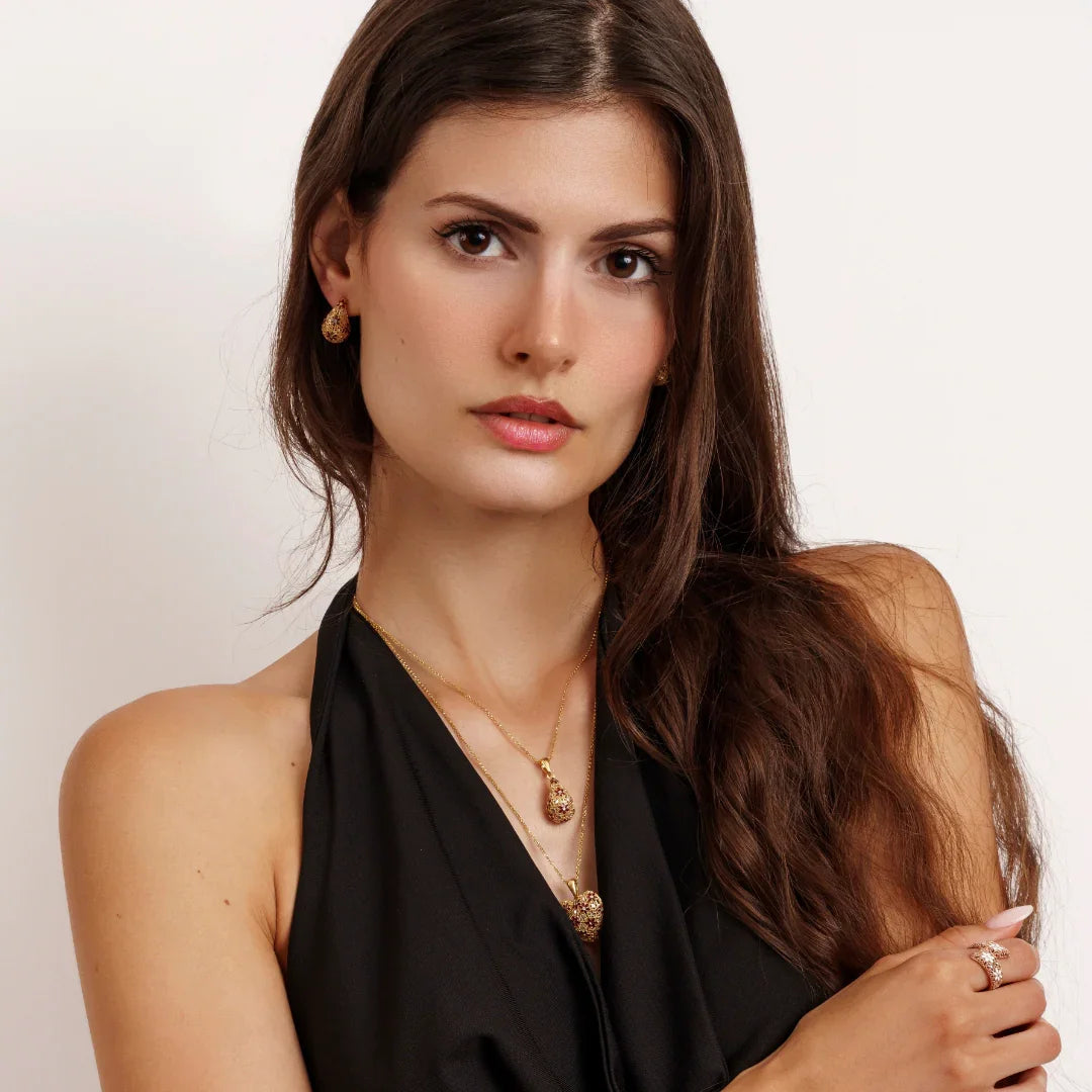 COLLANA IN ARGENTO "DROP IT" MINA MINA