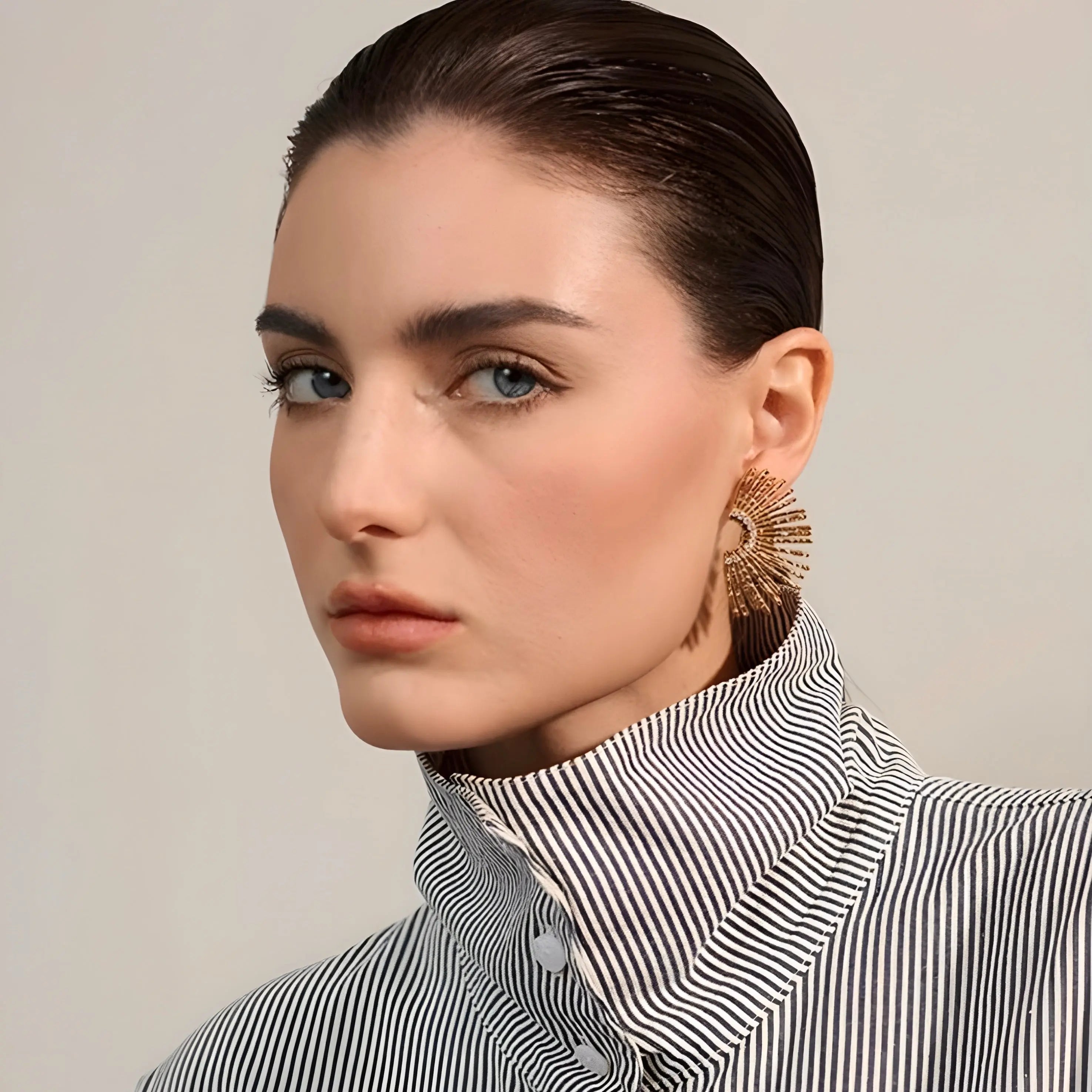 BEHI INDIGAMOND EARRINGS - GioielliperfettiAmz