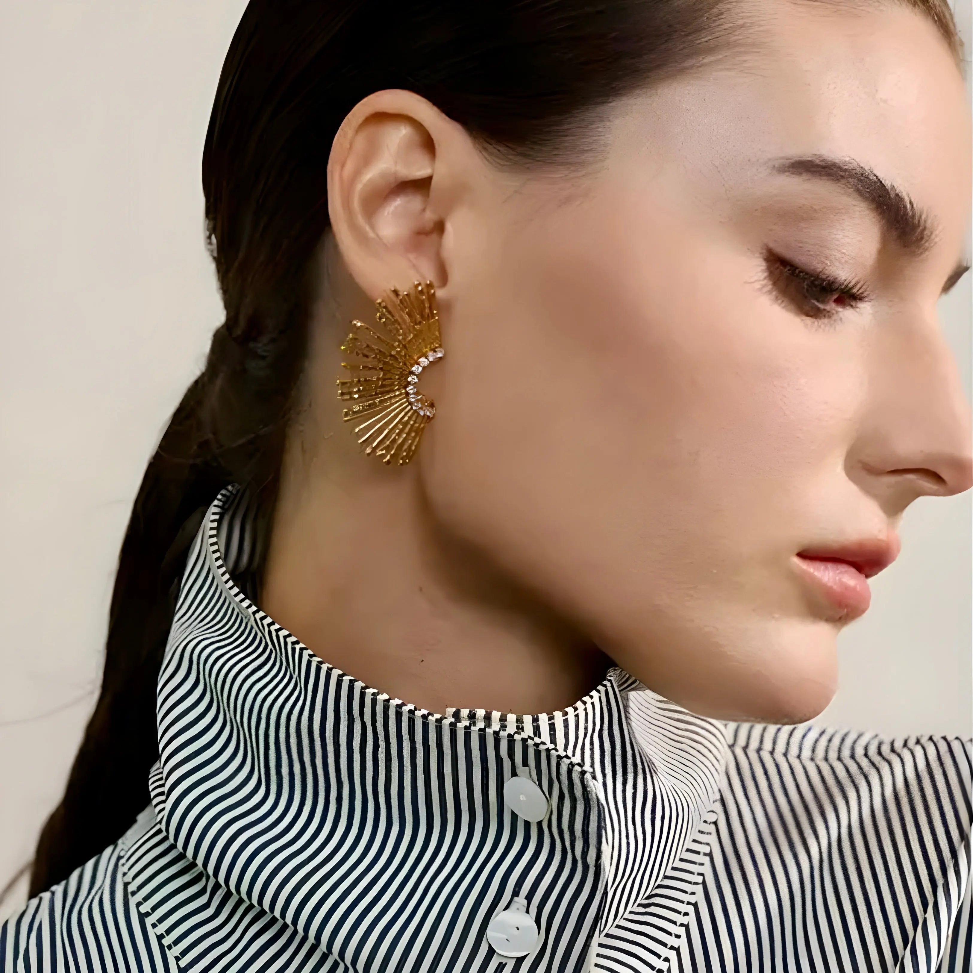 BEHI INDIGAMOND EARRINGS - GioielliperfettiAmz