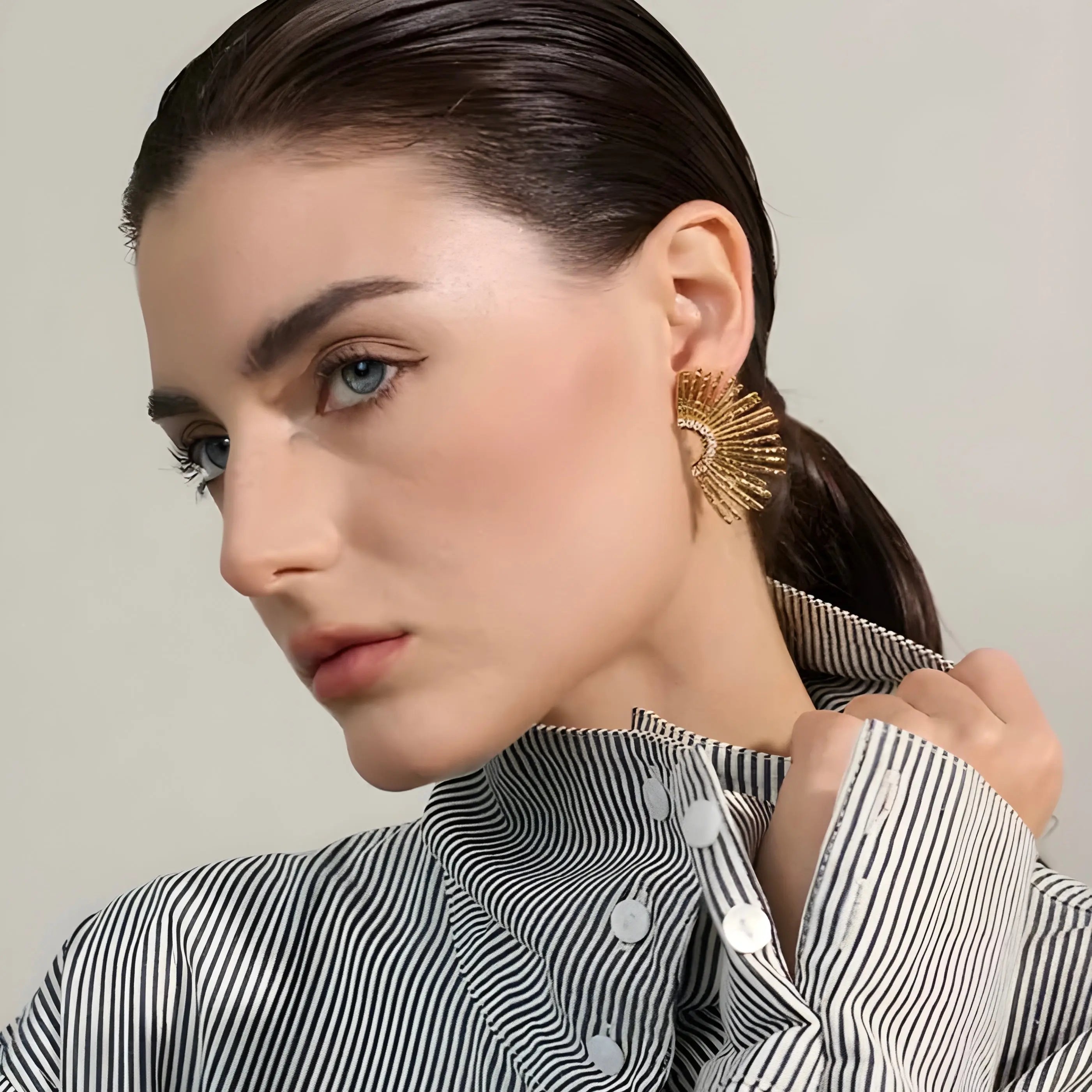 BEHI INDIGAMOND EARRINGS - GioielliperfettiAmz