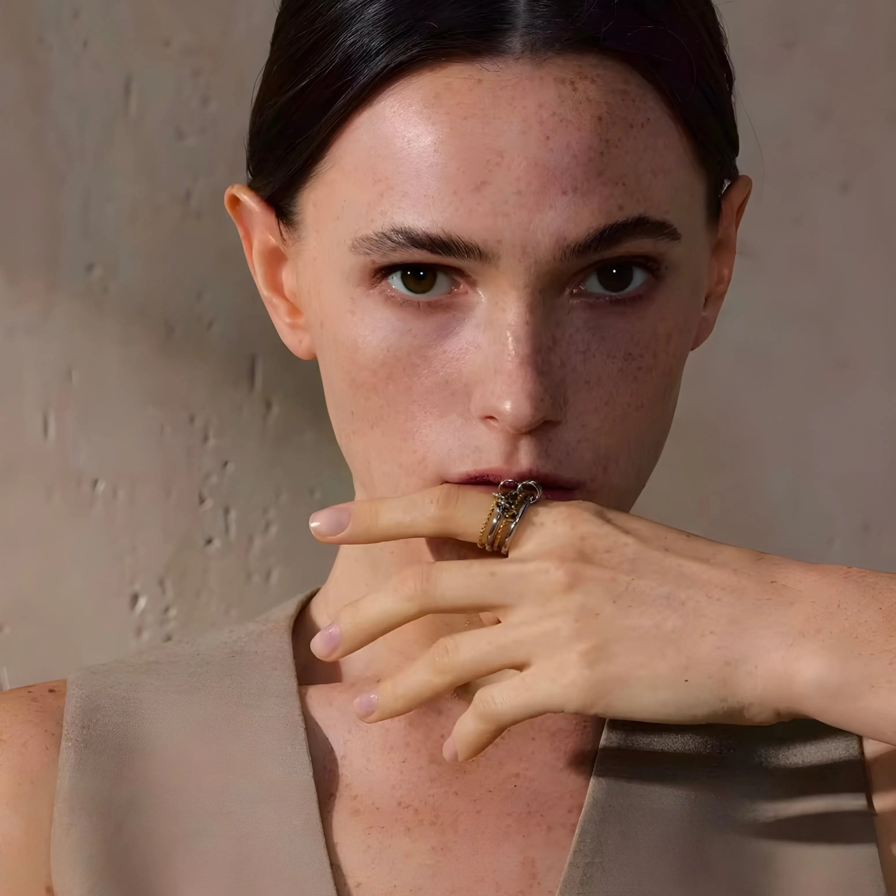 BEHI WAVE RING - GioielliperfettiAmz