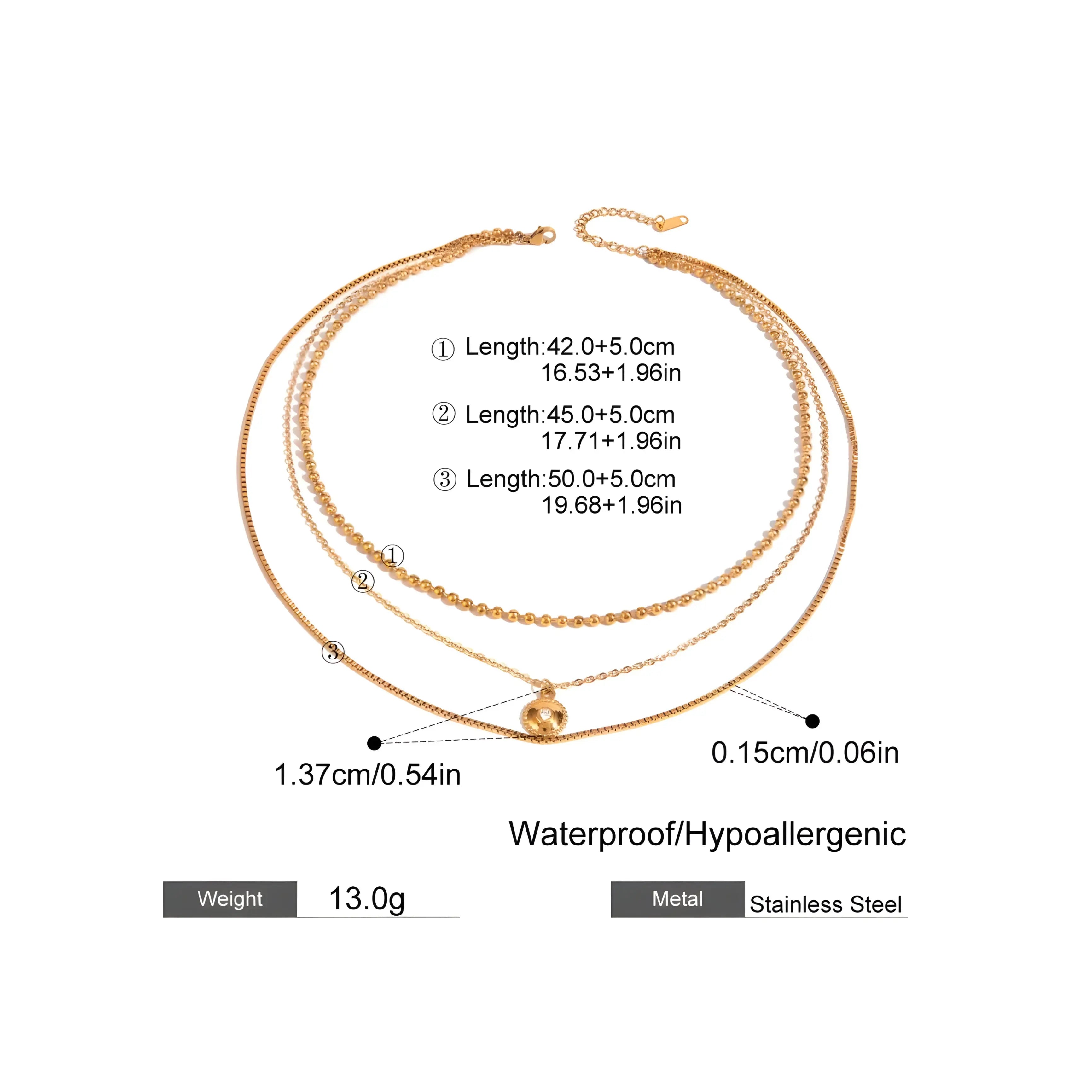 BEHI YULIA NECKLACE - GioielliperfettiAmz