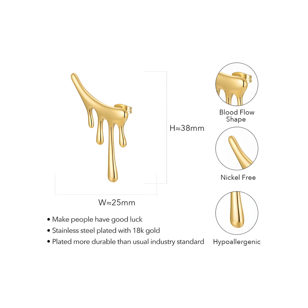 BEHI LIGIA EARRINGS - GioielliperfettiAmz