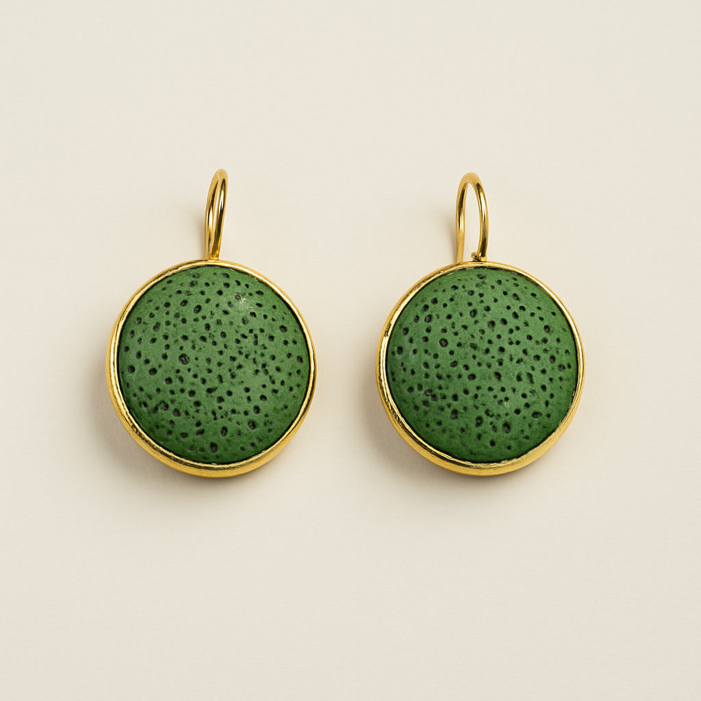 Lava Drop Earrings – Gold Plated PARNIN