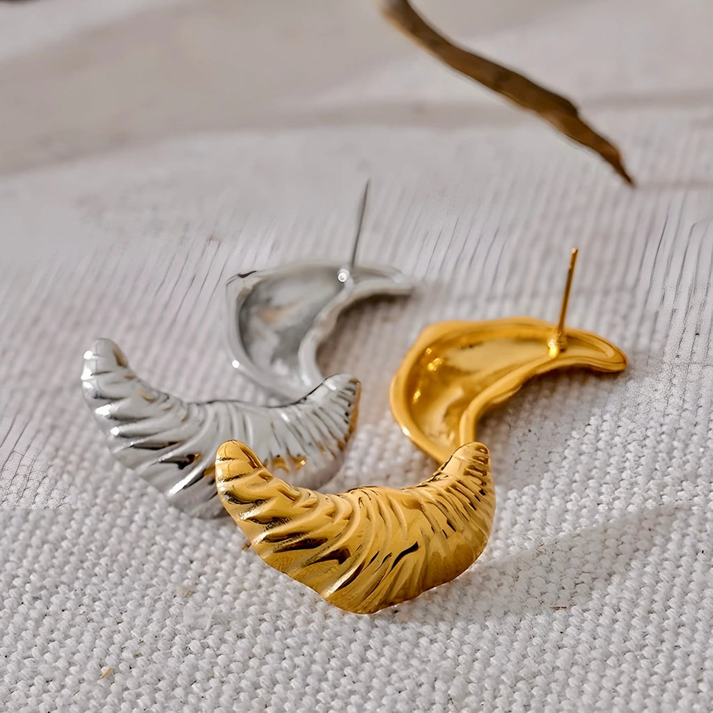 BEHI CROISSANT EARRINGS - GioielliperfettiAmz