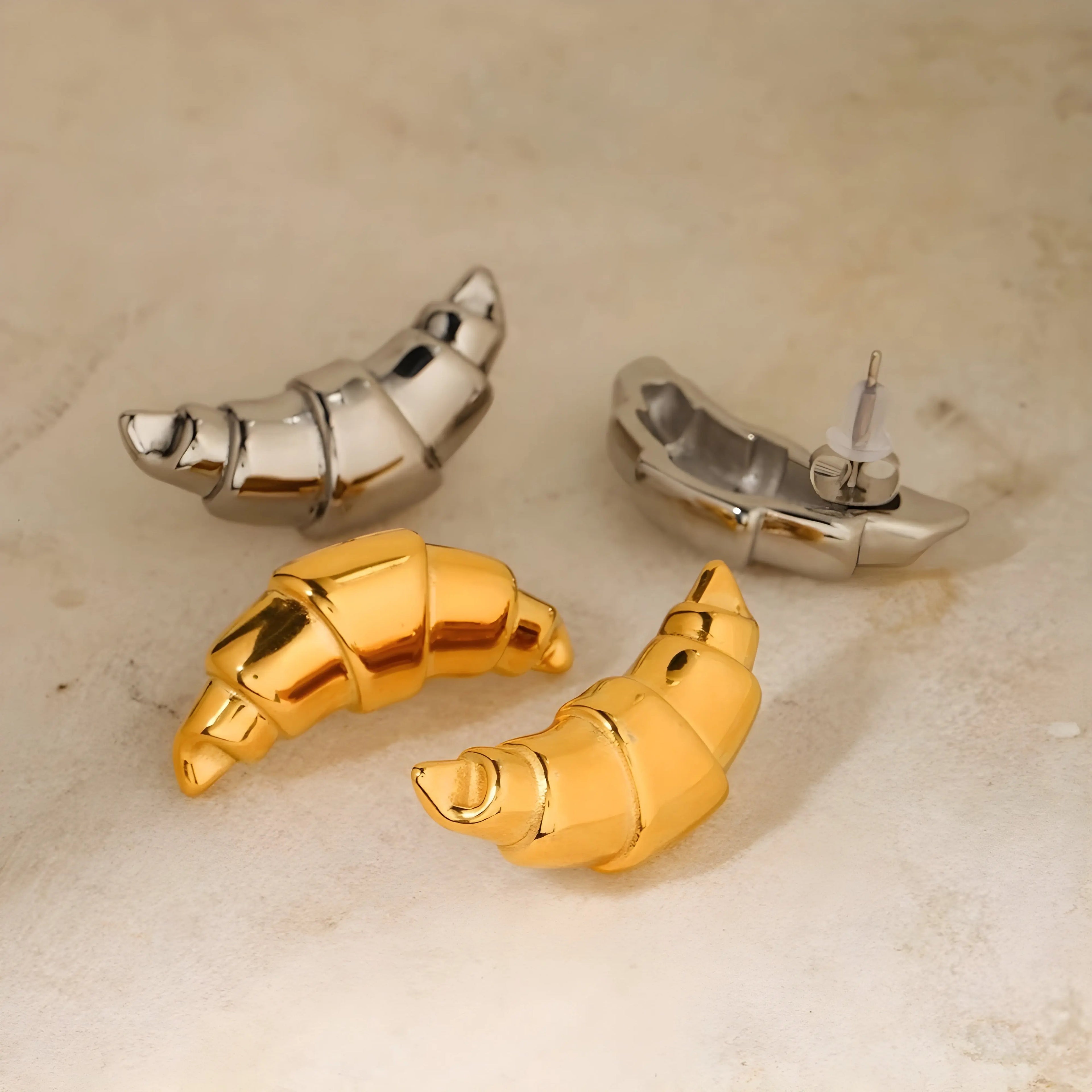 BEHI CORNETTO EARRINGS - GioielliperfettiAmz