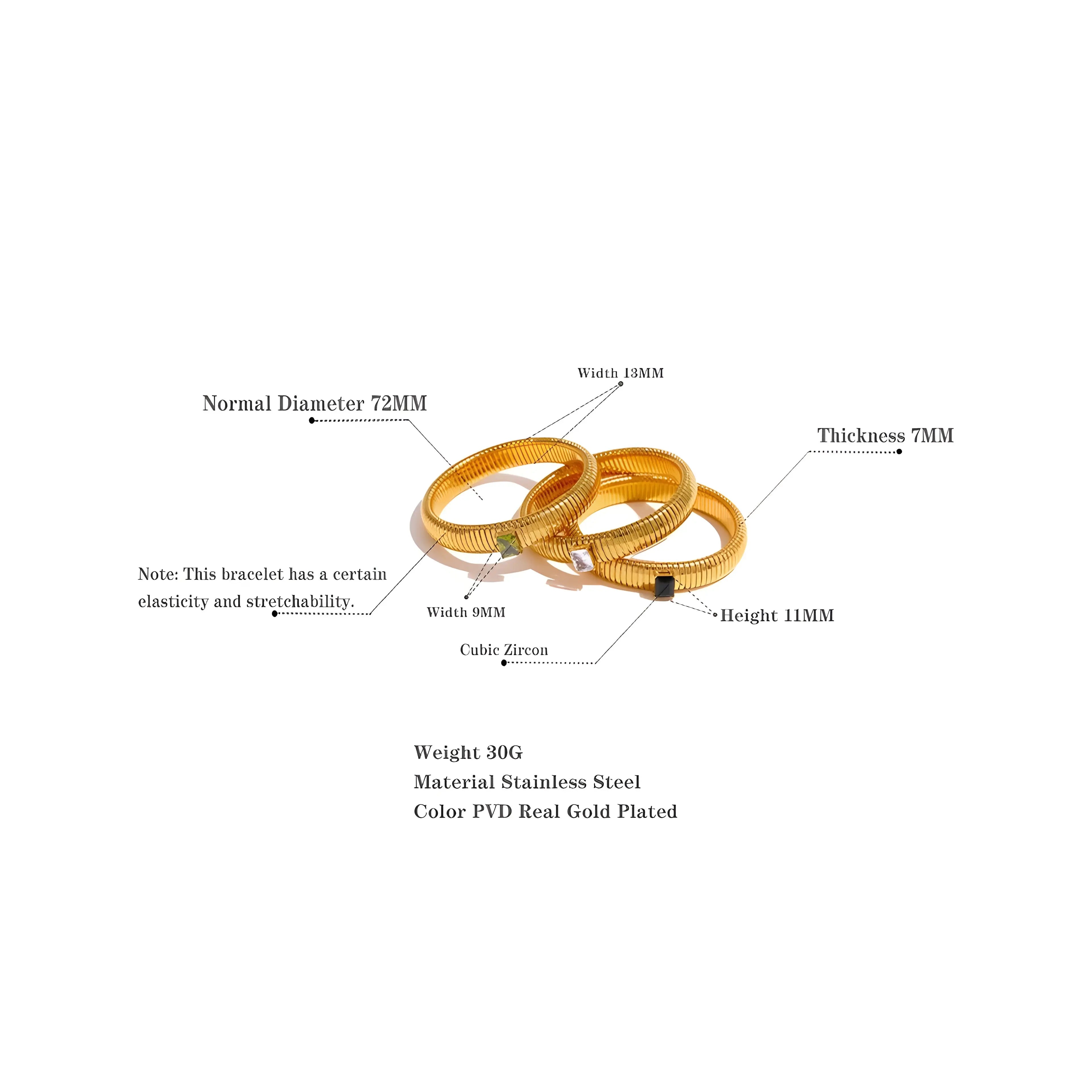 BEHI BEATRIZ BRACELET - GioielliperfettiAmz