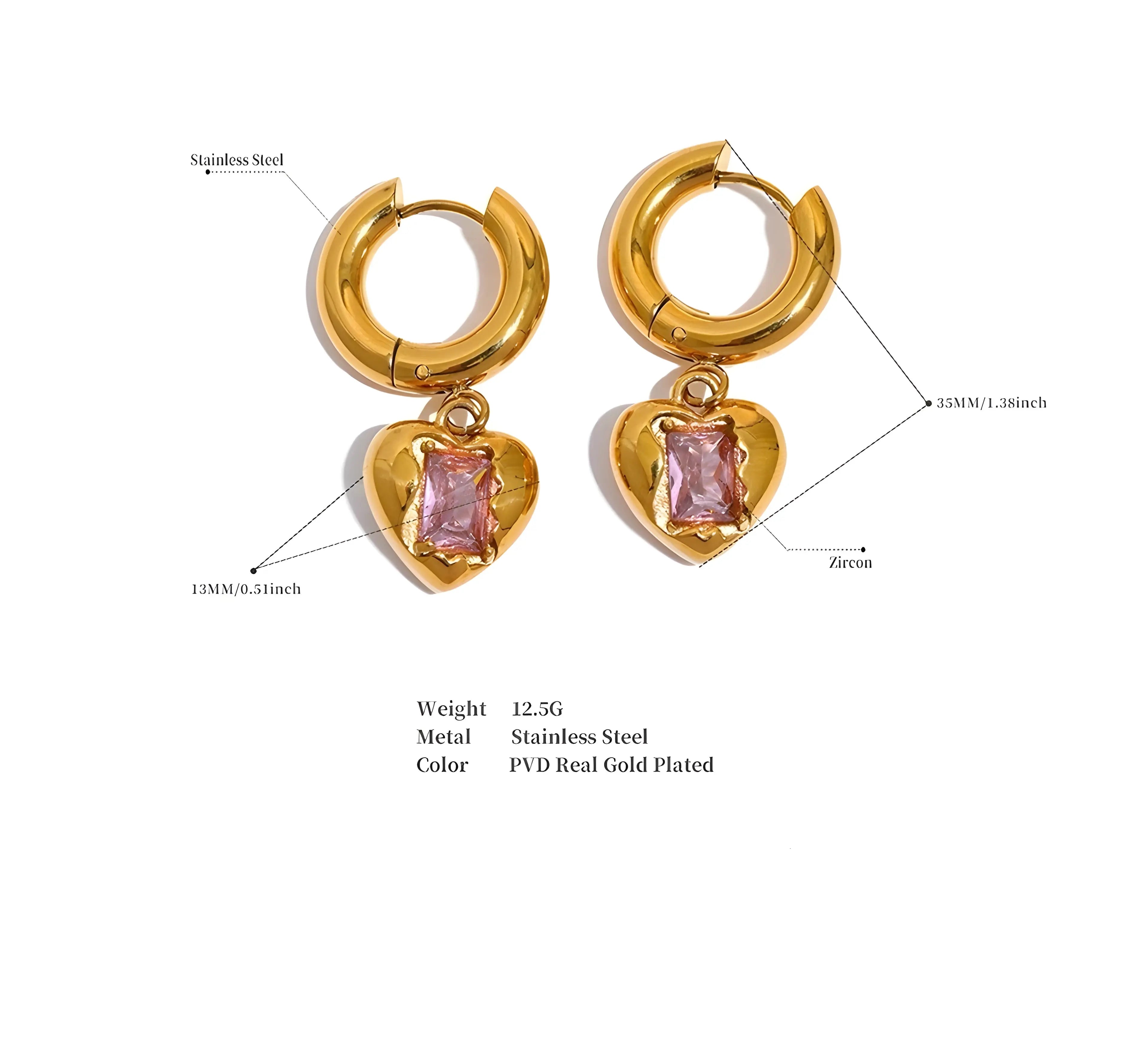 BEHI LIDIA EARRINGS - GioielliperfettiAmz