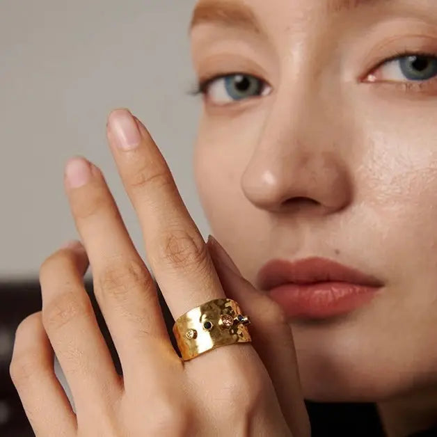 BEHI AZZU RING - GioielliperfettiAmz