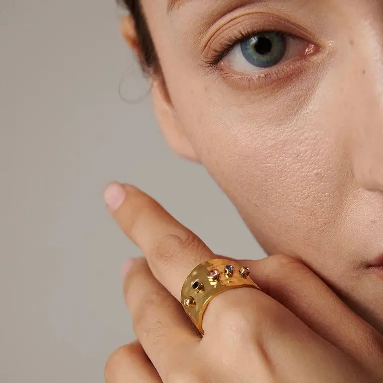 BEHI AZZU RING - GioielliperfettiAmz