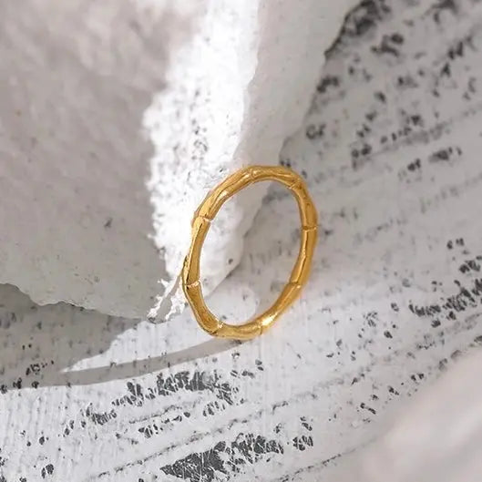 BEHI BAMBOO Ring - GioielliperfettiAmz