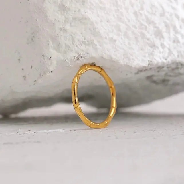 BEHI BAMBOO Ring - GioielliperfettiAmz
