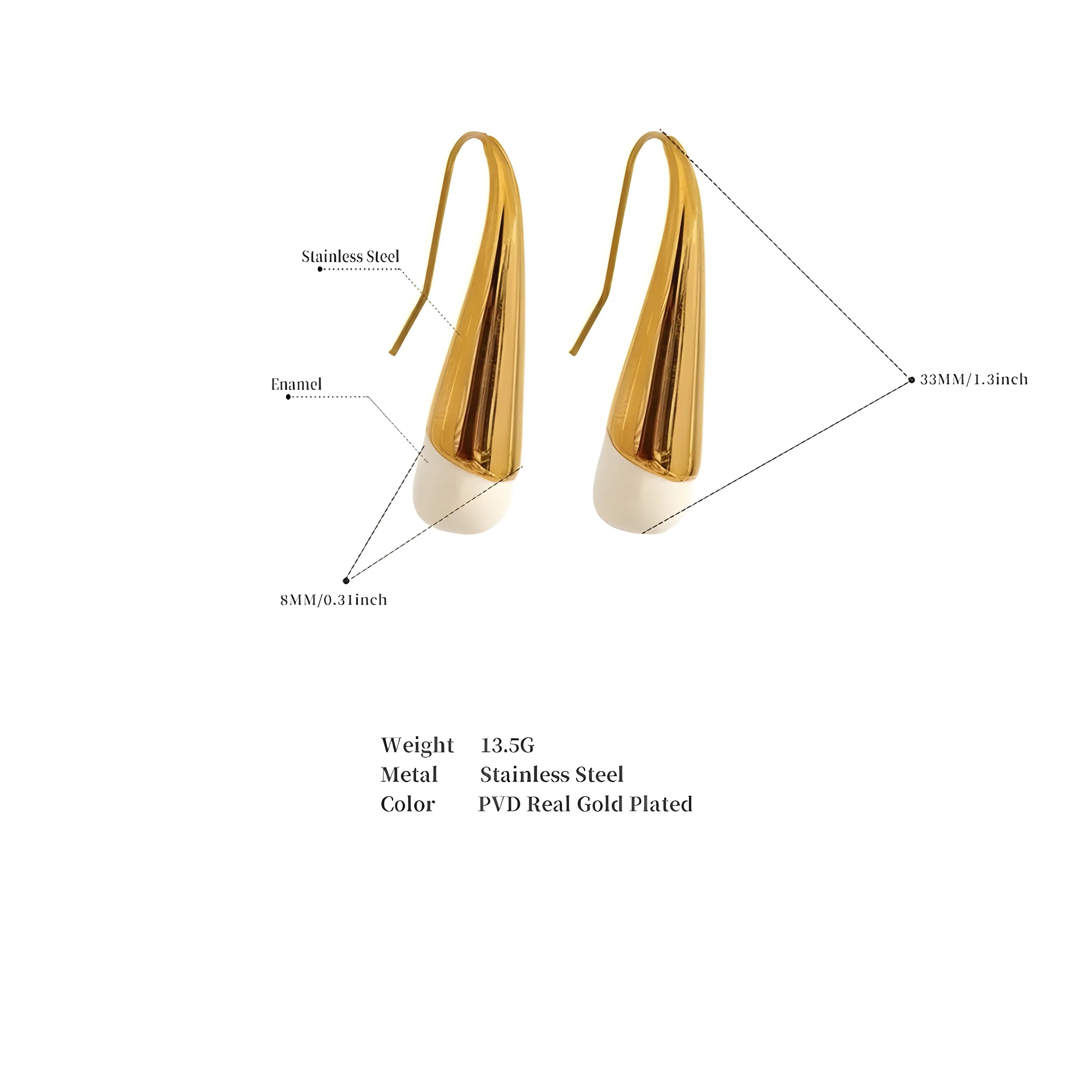 BEHI MALIN EARRINGS - GioielliperfettiAmz