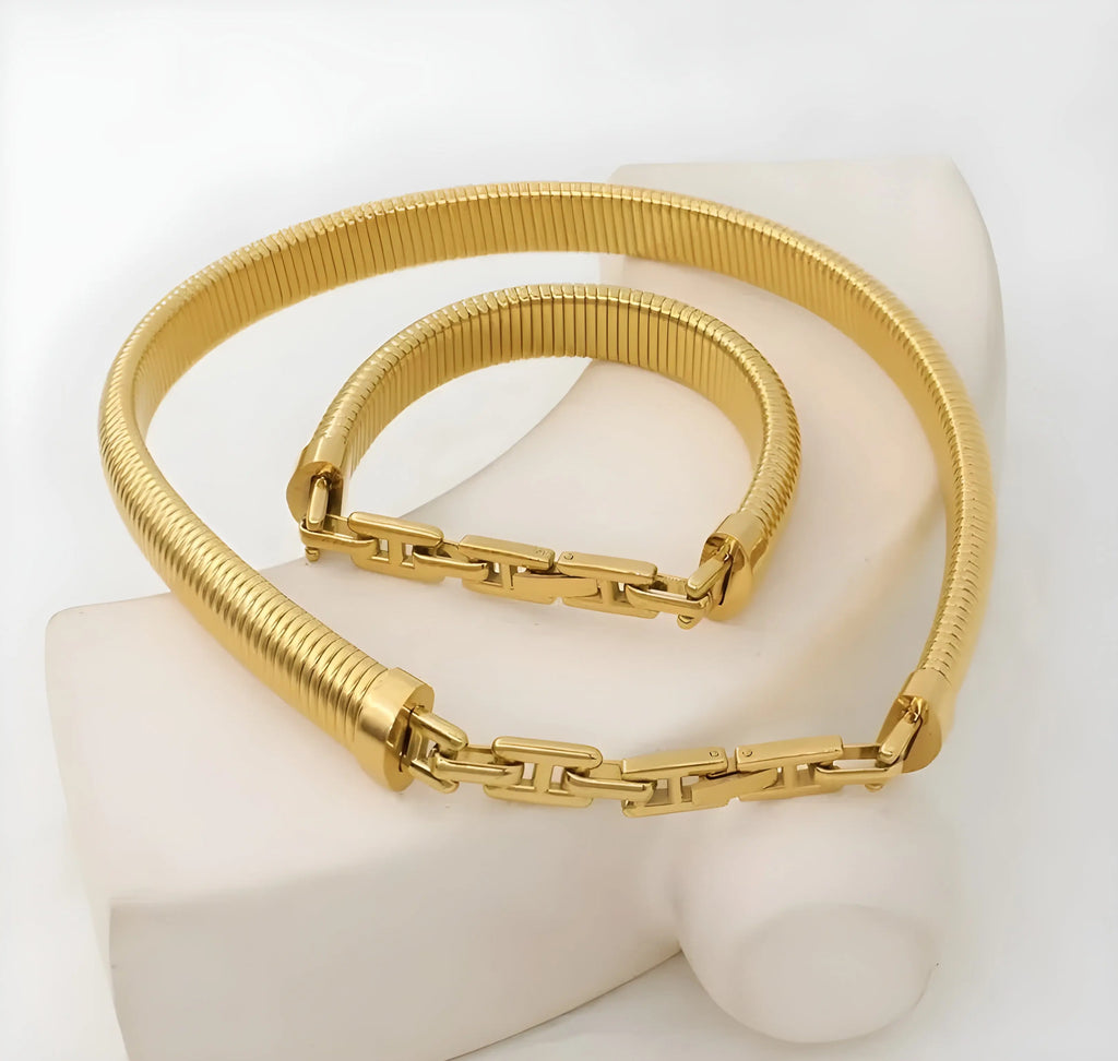 BEHI ALMOND CHOKER - GioielliperfettiAmz