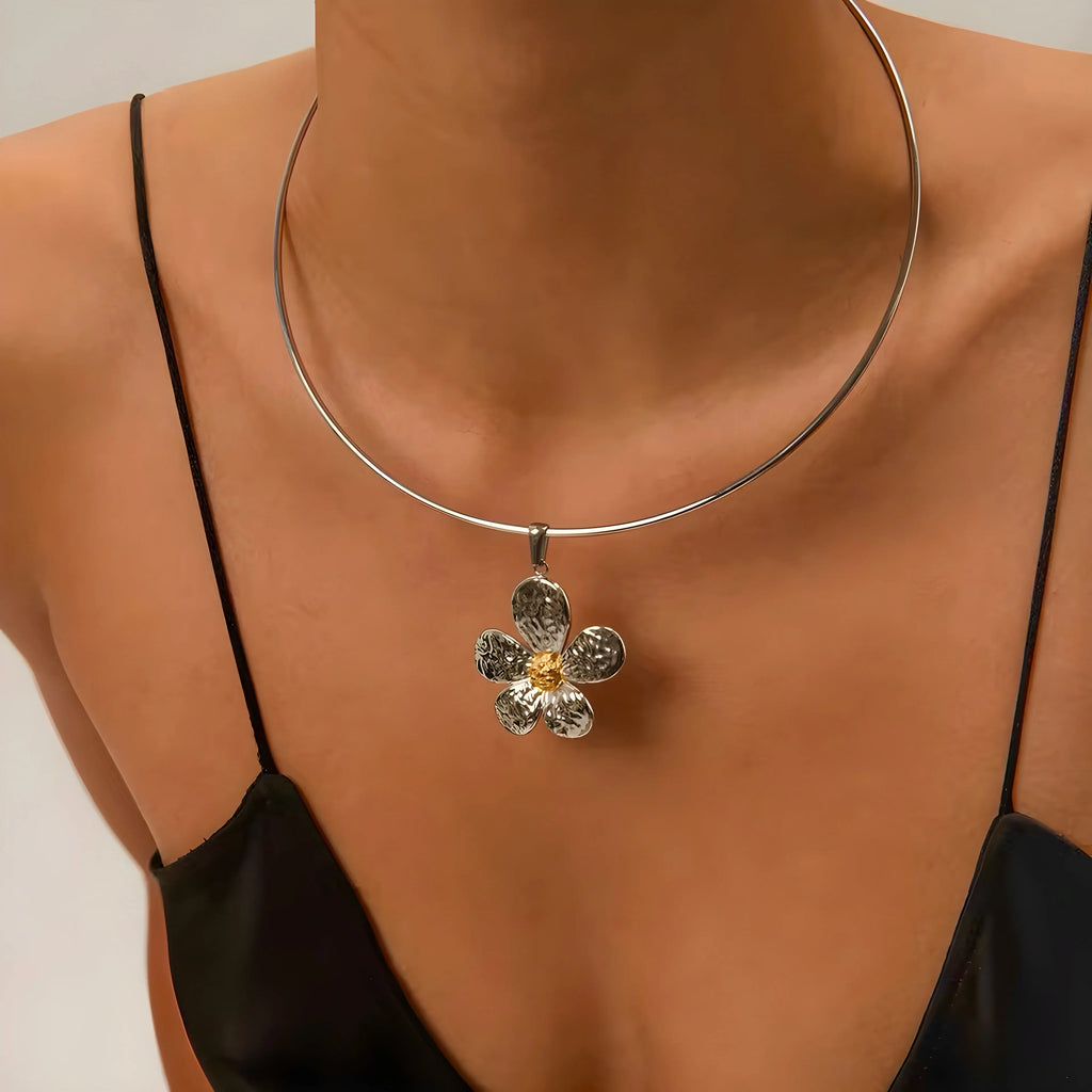 BEHI BLOOM CHOKER - GioielliperfettiAmz