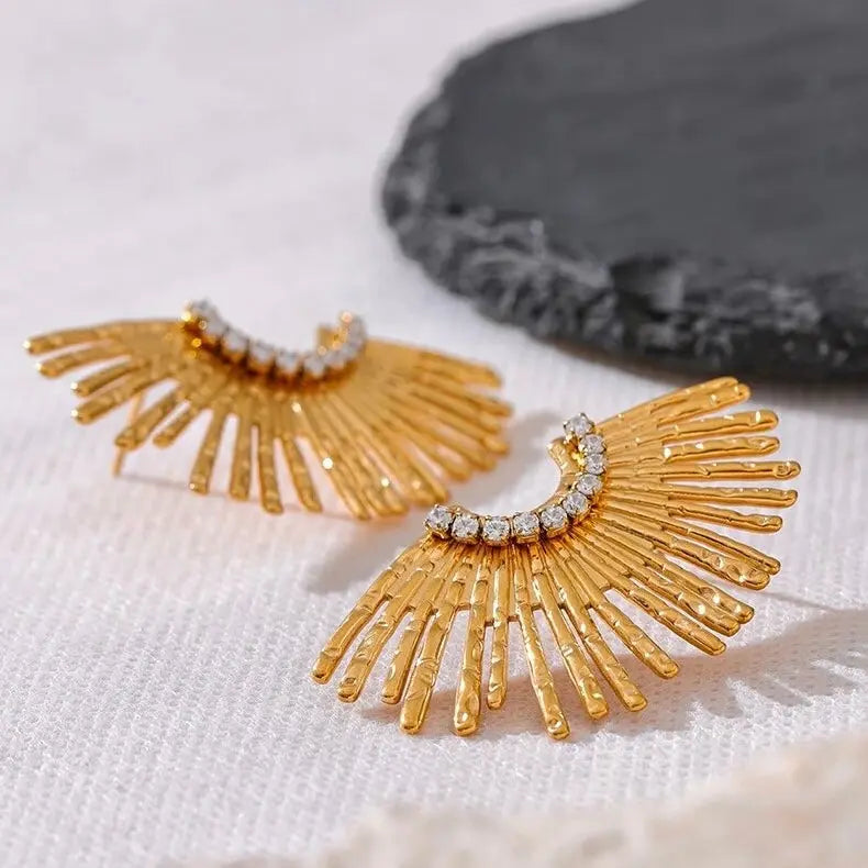 BEHI INDIGAMOND EARRINGS - GioielliperfettiAmz