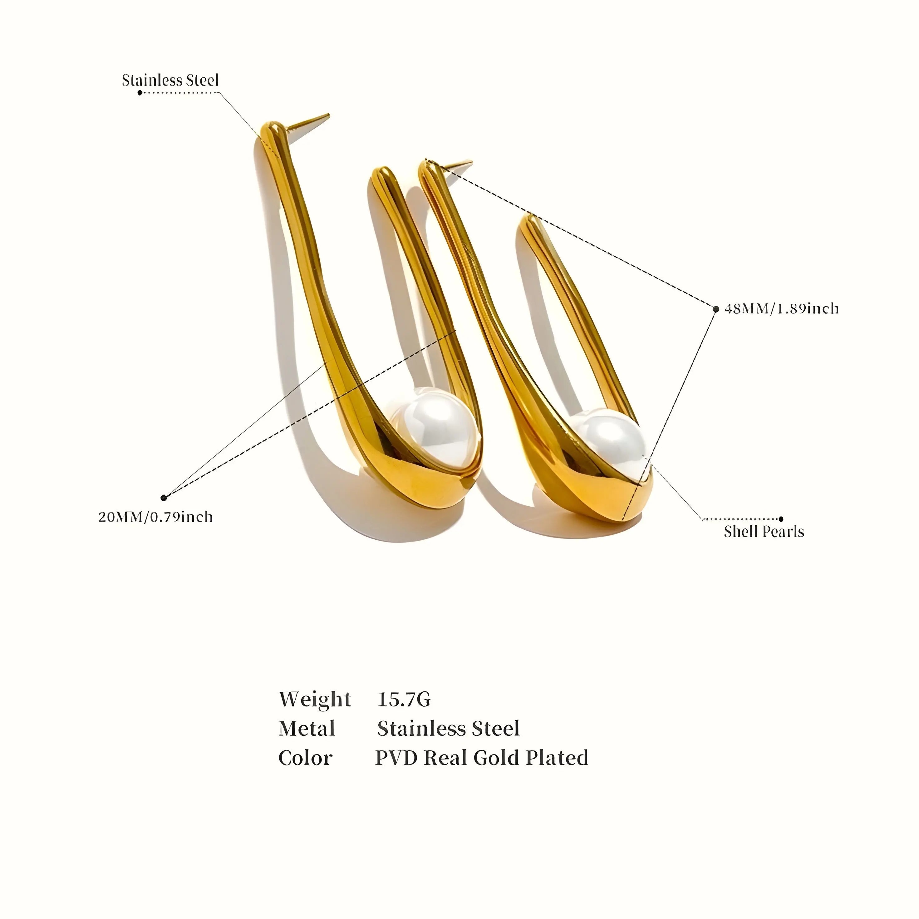 BEHI MEGAN EARRINGS - GioielliperfettiAmz