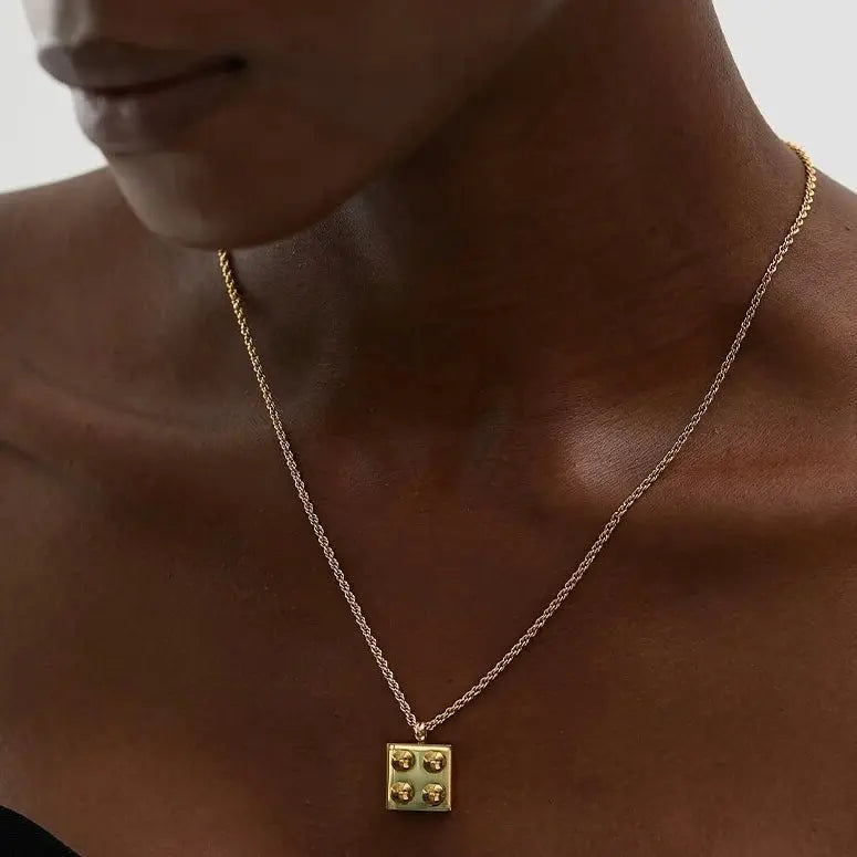 BEHI LEGO NECKLACE - GioielliperfettiAmz