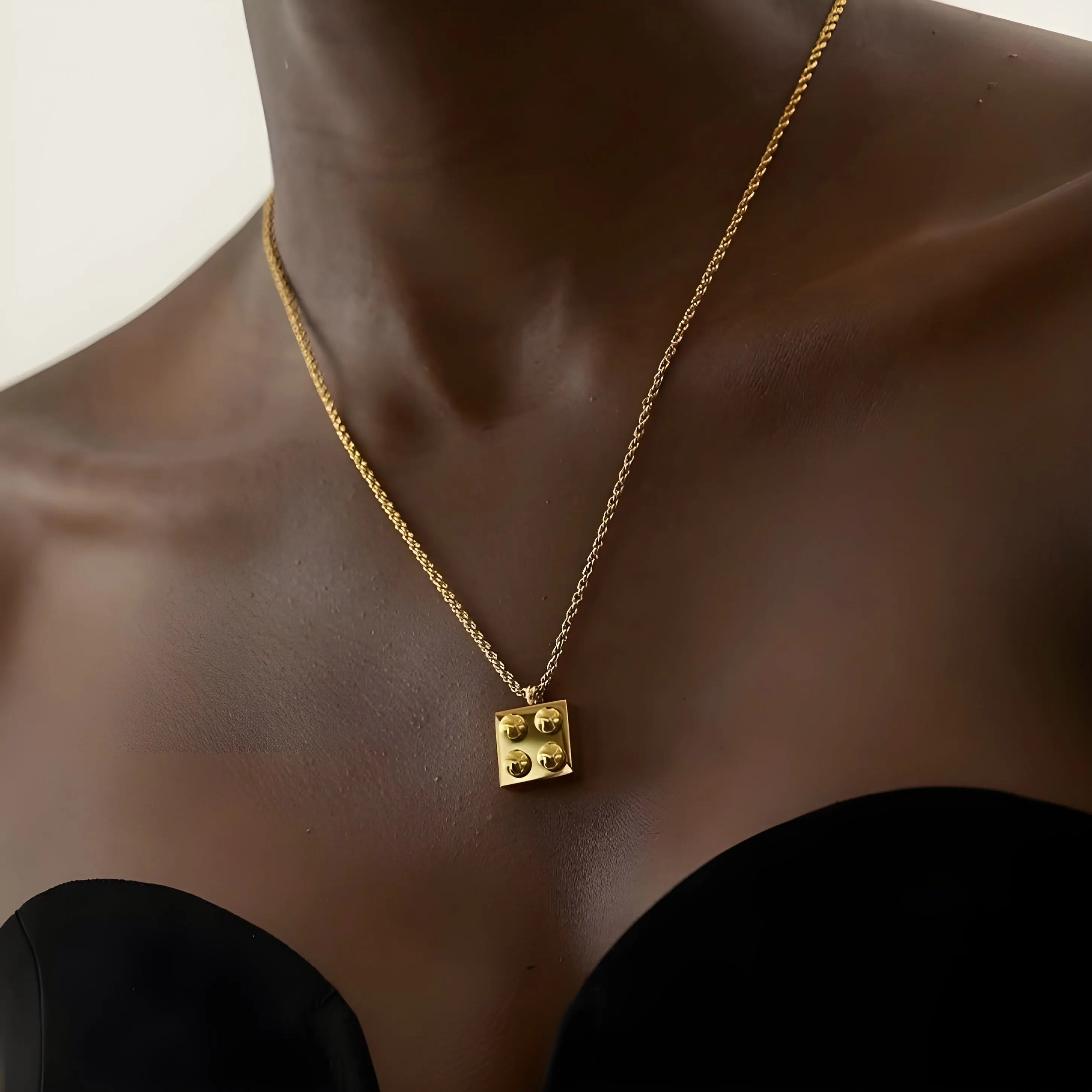 BEHI LEGO NECKLACE - GioielliperfettiAmz