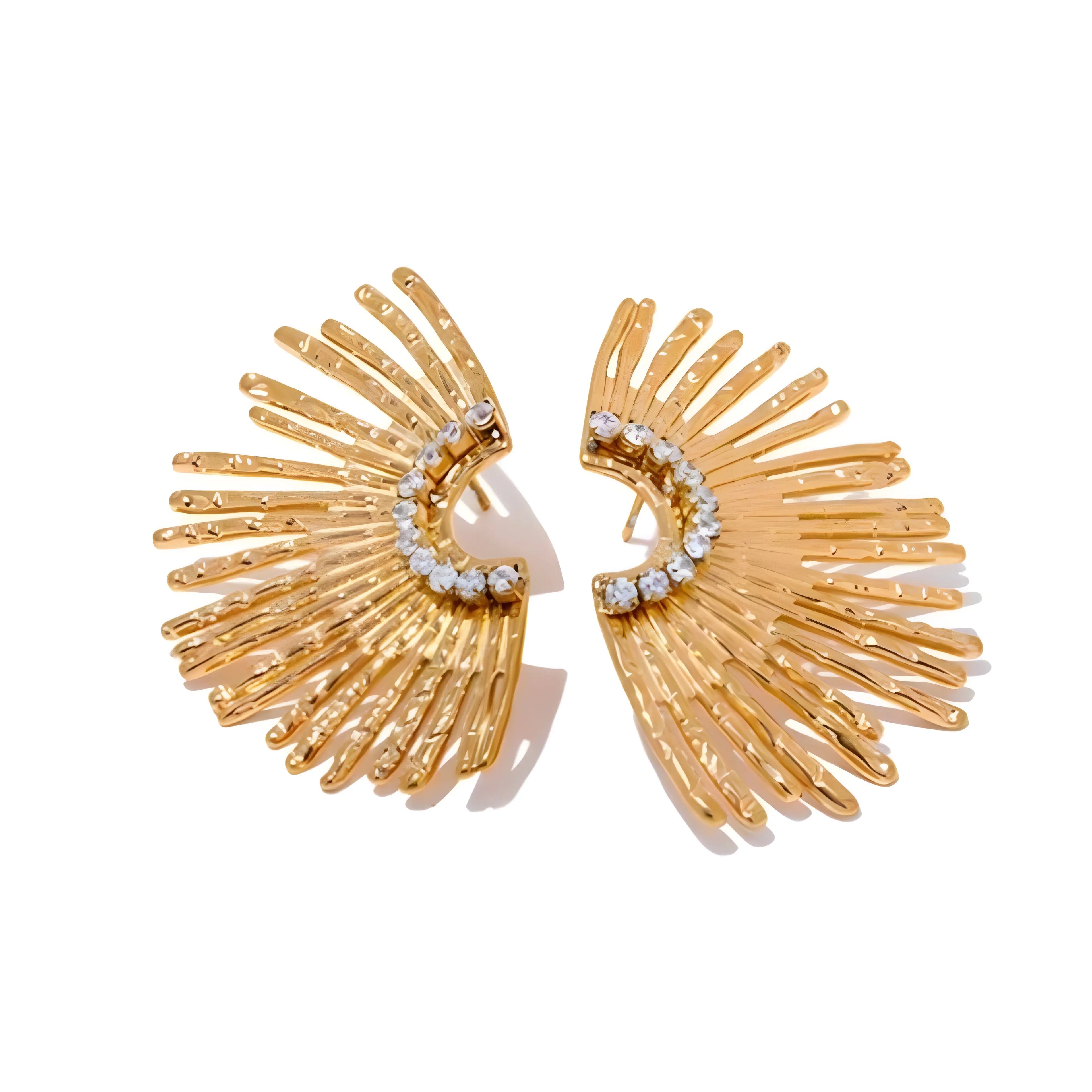 BEHI INDIGAMOND EARRINGS - GioielliperfettiAmz