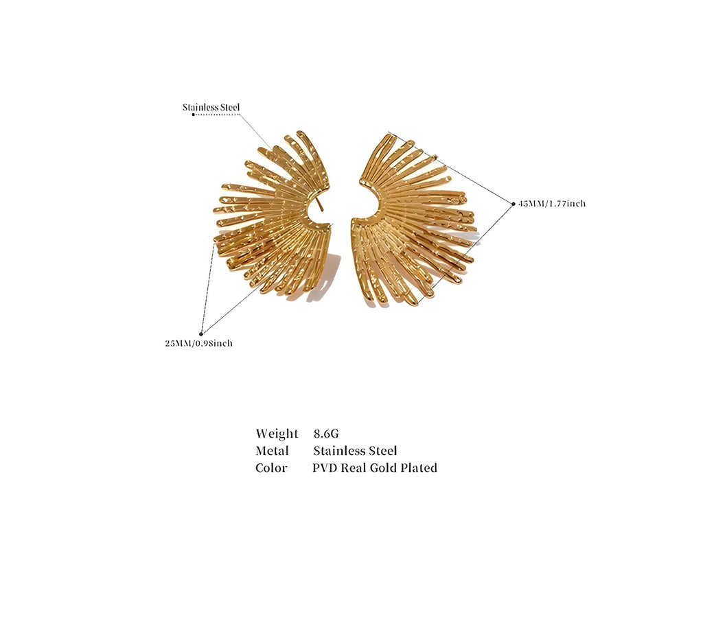 BEHI INDIGO EARRINGS - GioielliperfettiAmz