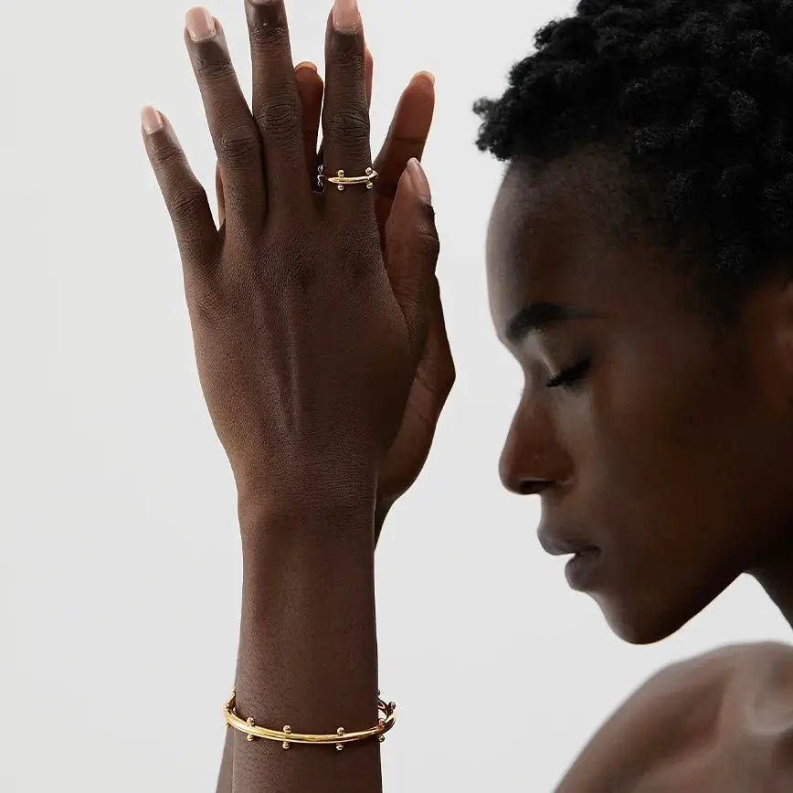 BEHI FLORELLE BRACELET & RING SET - GioielliperfettiAmz