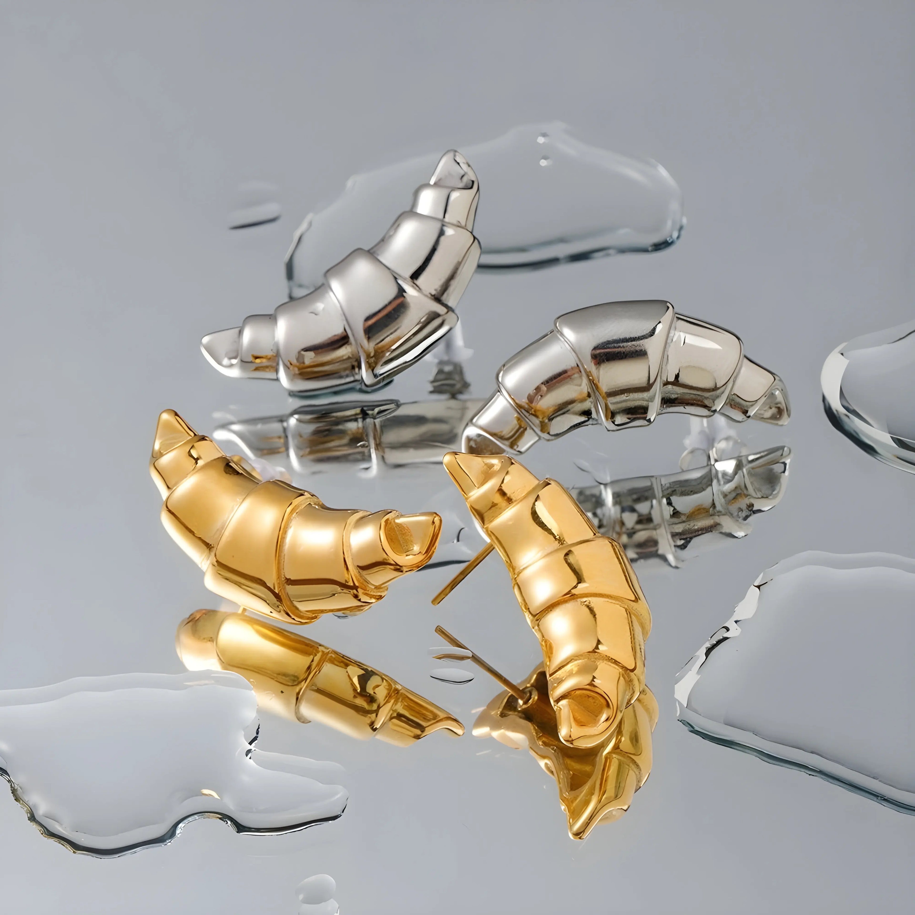 BEHI CORNETTO EARRINGS - GioielliperfettiAmz