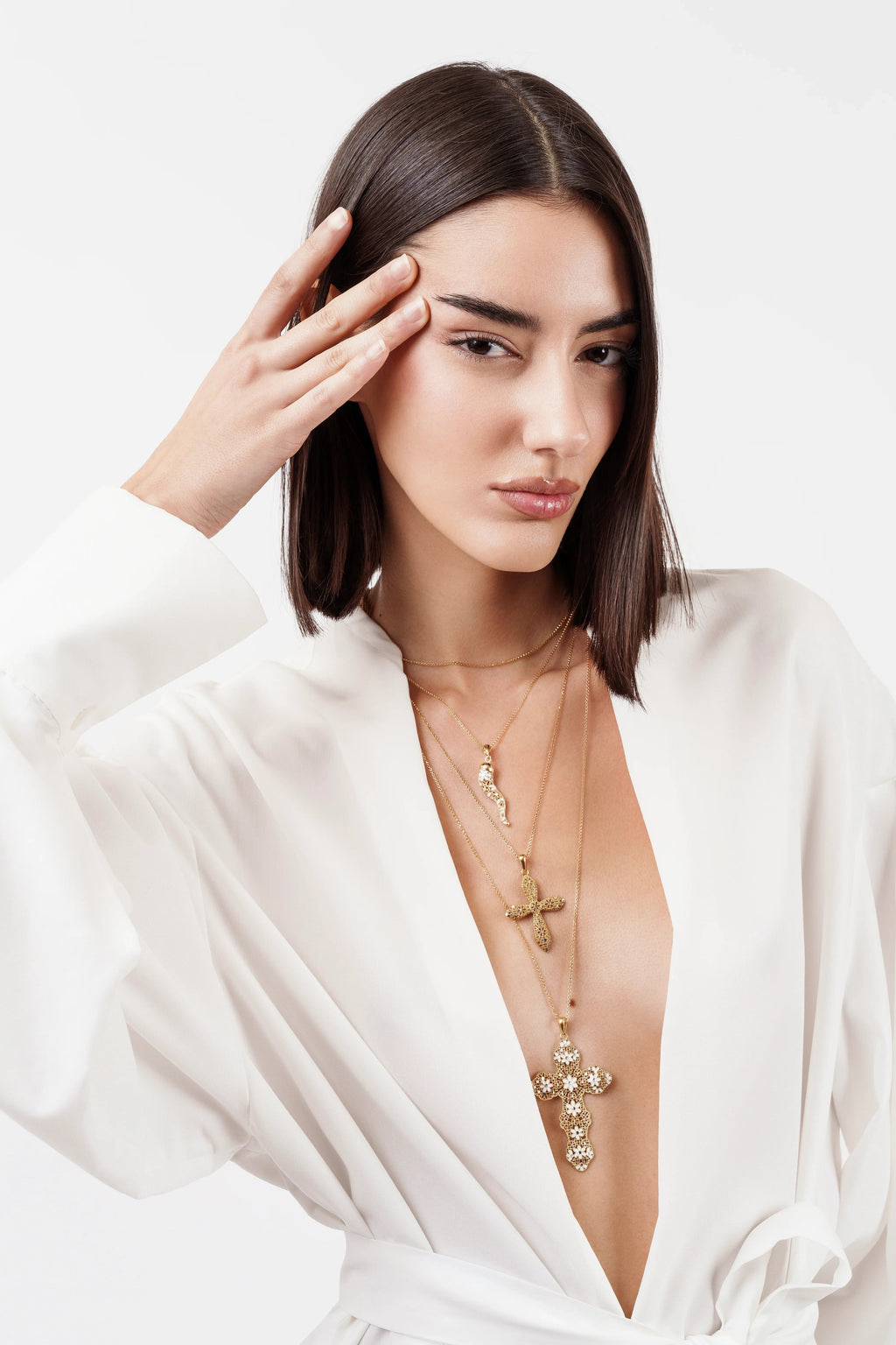 COLLANA CORNETTO IN ARGENTO "DON'T HEX ME" MINA MINA