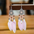 🌿 Bohemian Feather Drop Earrings PARNIN