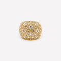 ANELLO IN ARGENTO "GOLD CRUSH" MINA MINA