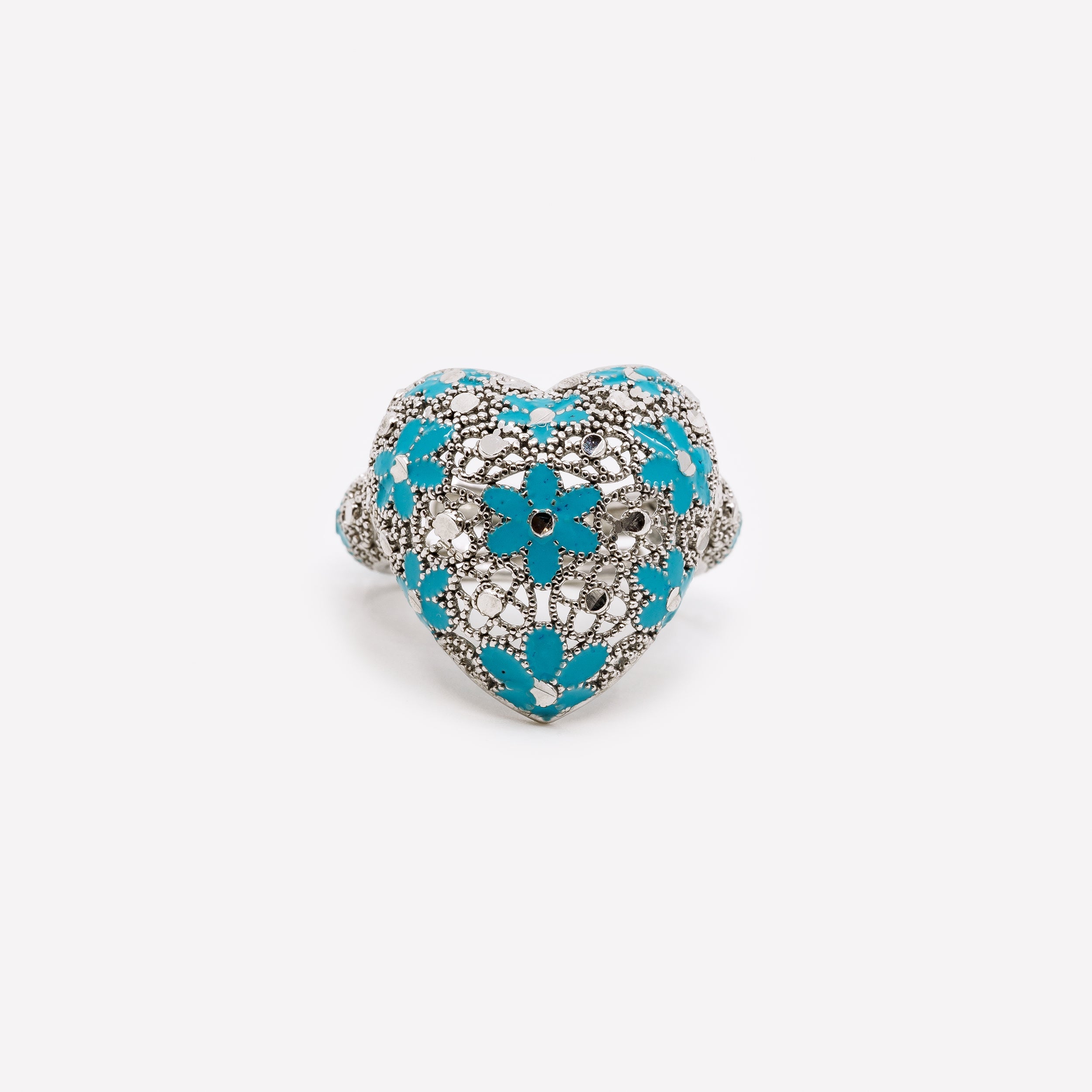 ANELLO CUORE IN ARGENTO "CUORE GROSSO" MINA MINA