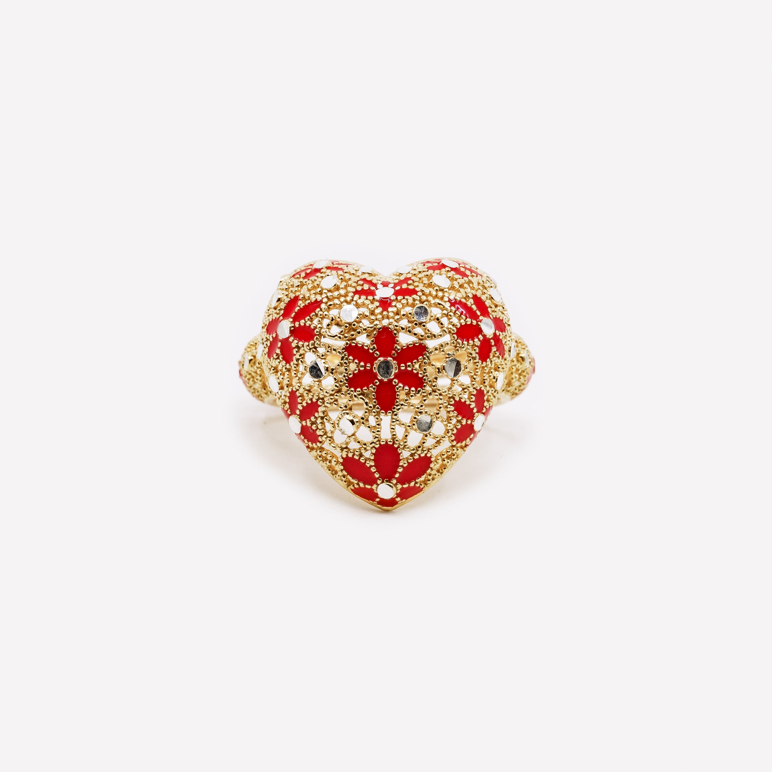ANELLO CUORE IN ARGENTO "CUORE GROSSO" MINA MINA