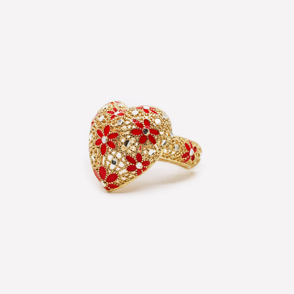 ANELLO CUORE IN ARGENTO "CUORE GROSSO" MINA MINA