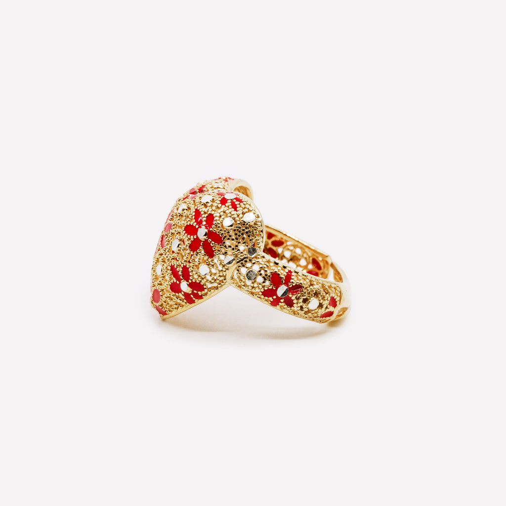 ANELLO CUORE IN ARGENTO "CUORE GROSSO" MINA MINA