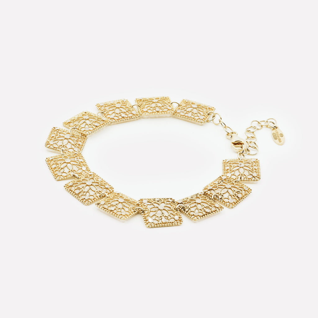 BRACCIALE IN ARGENTO 925 "BOLD GRID" MINA MINA