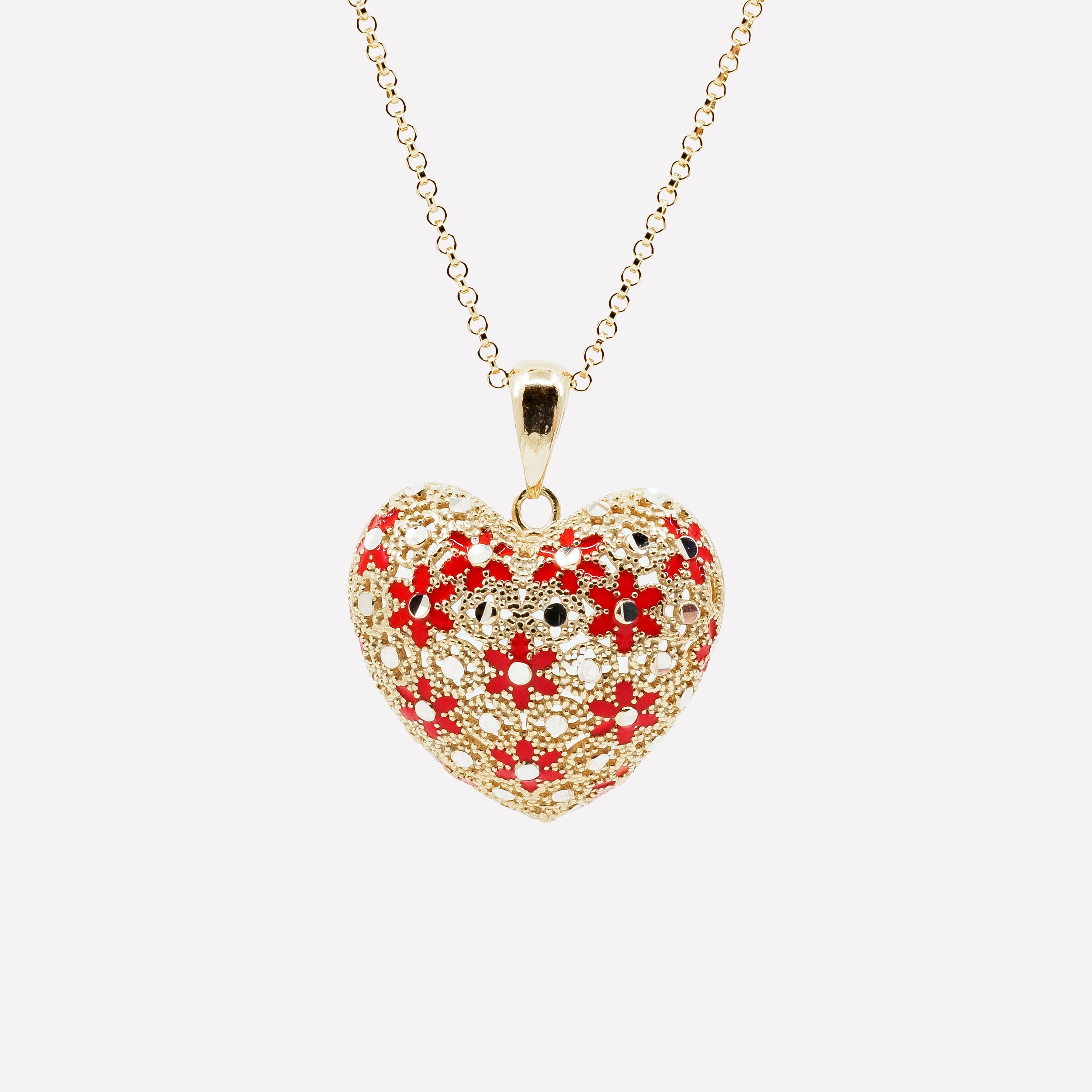COLLANA CUORE IN ARGENTO "CUORE GROSSO" MINA MINA