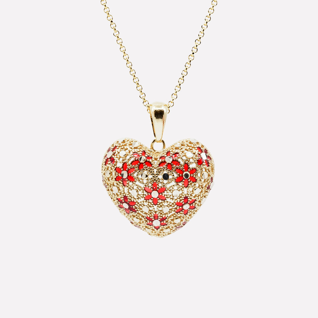 COLLANA CUORE IN ARGENTO "CUORE GROSSO" MINA MINA