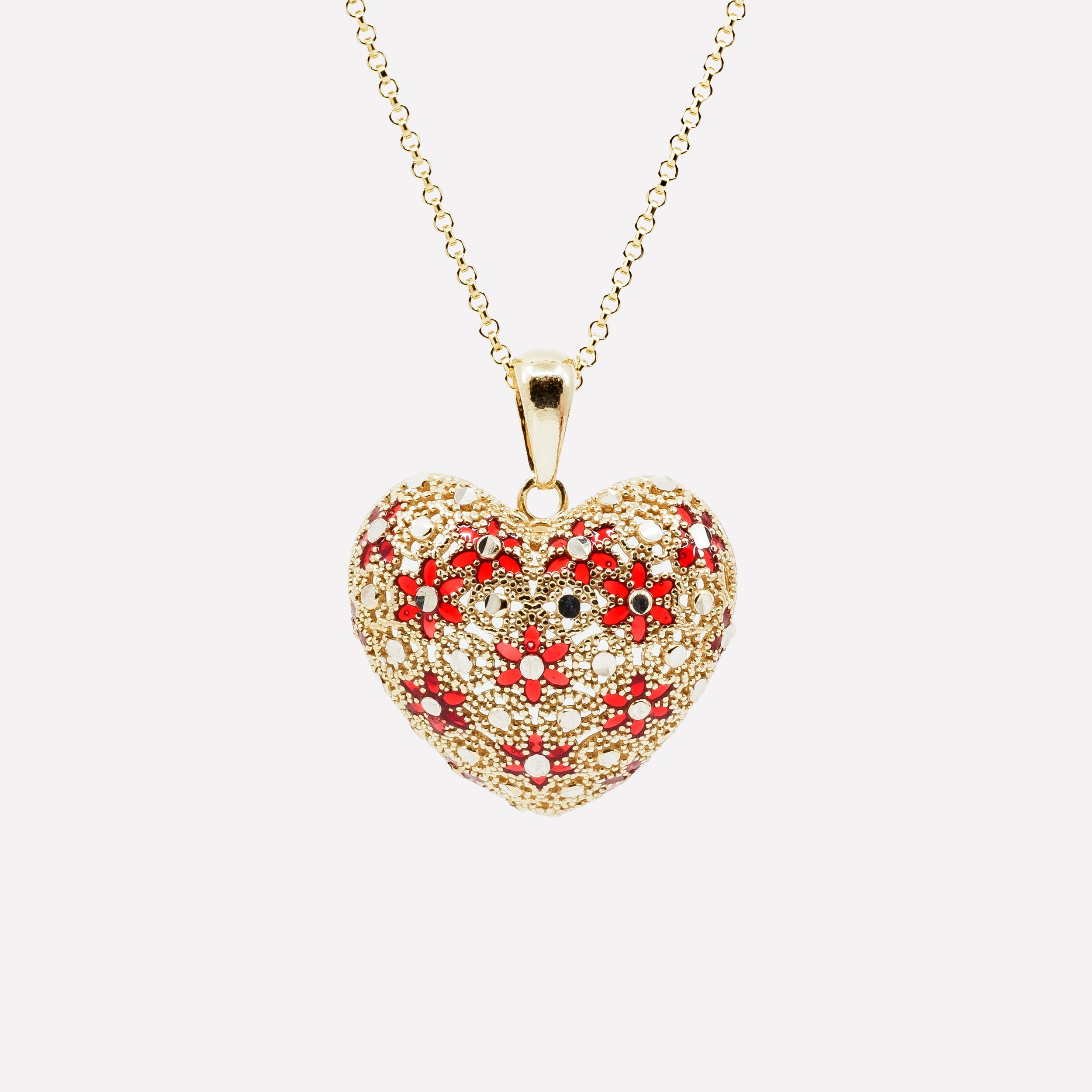 COLLANA CUORE IN ARGENTO "CUORE GROSSO" MINA MINA