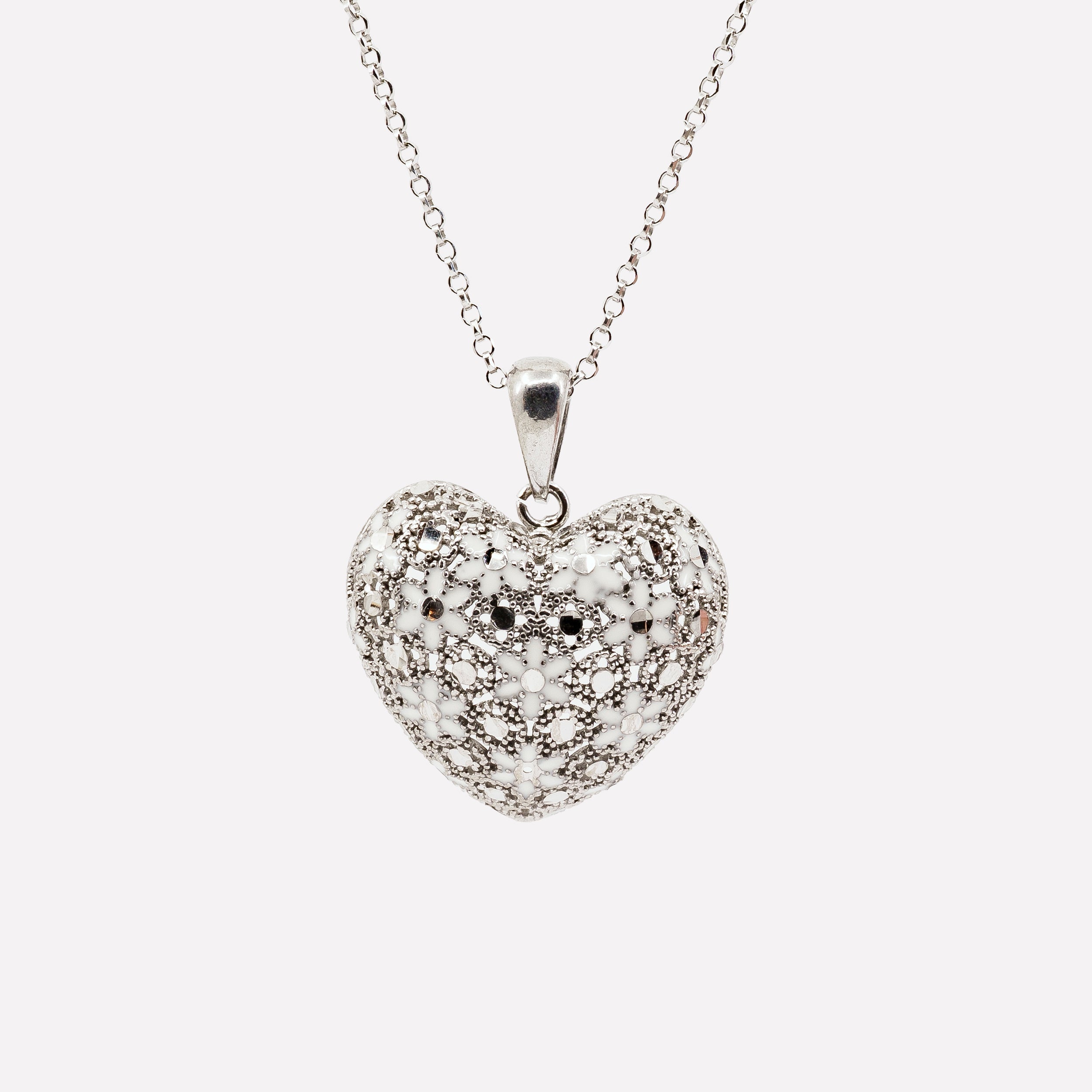 COLLANA CUORE IN ARGENTO "CUORE GROSSO" MINA MINA