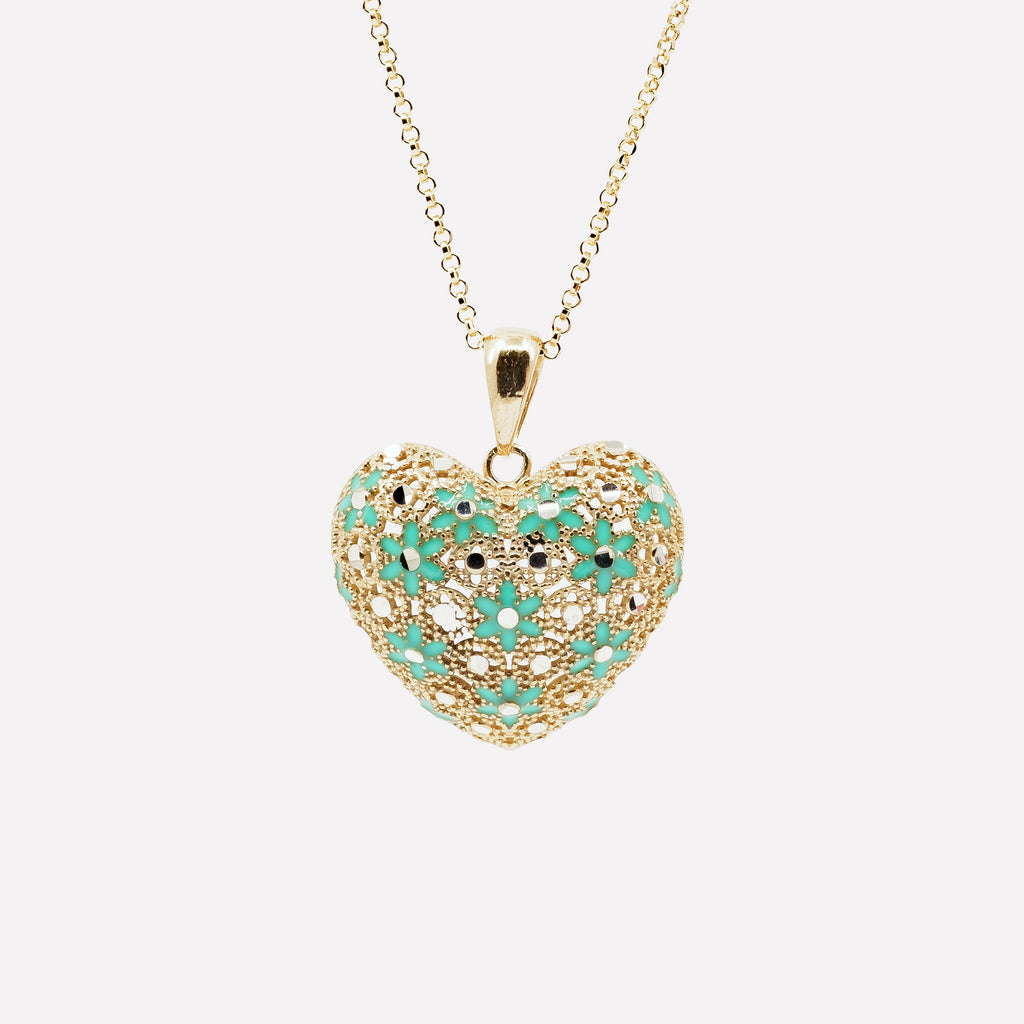 COLLANA CUORE IN ARGENTO "CUORE GROSSO" MINA MINA