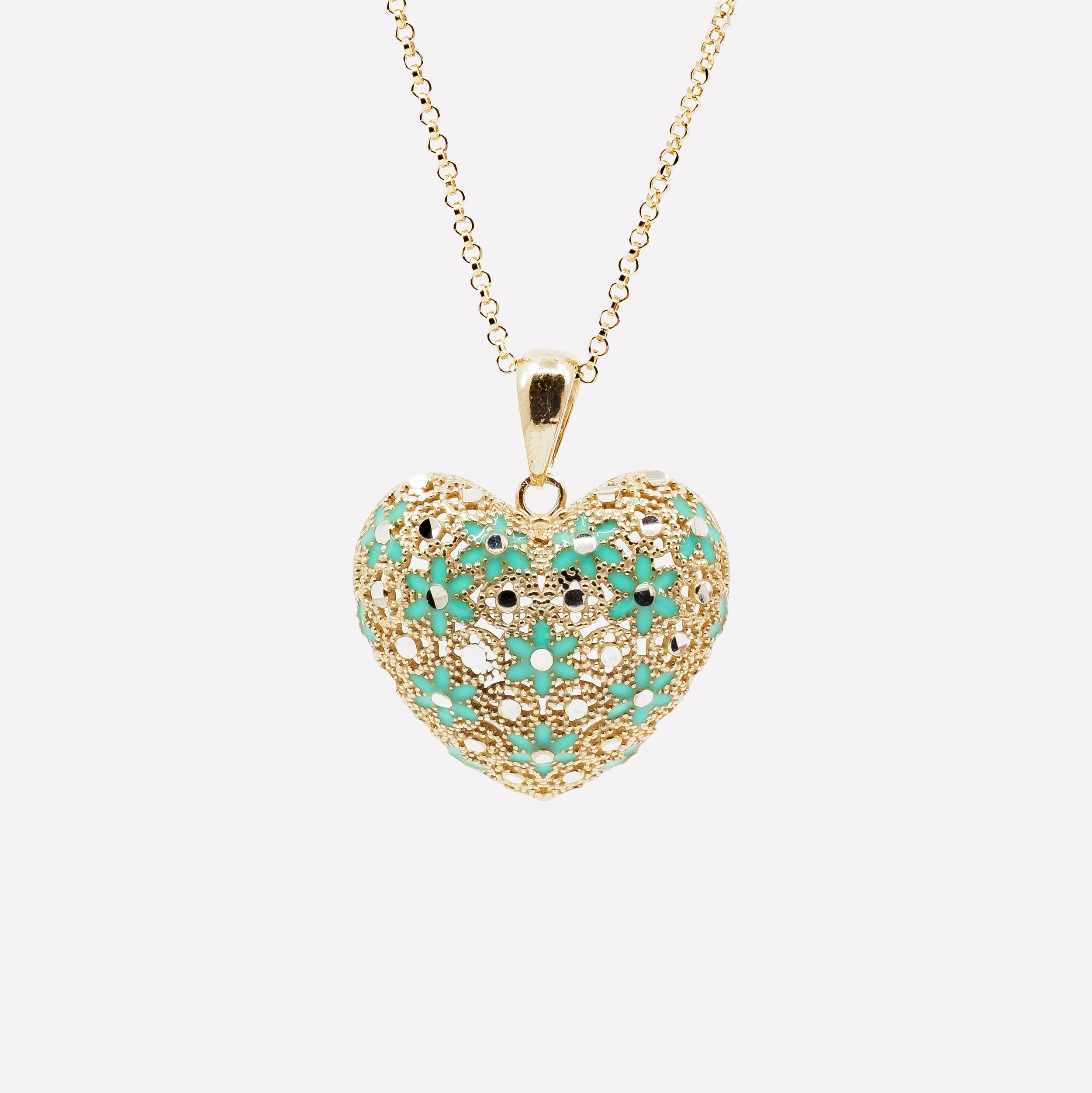 COLLANA CUORE IN ARGENTO "CUORE GROSSO" MINA MINA