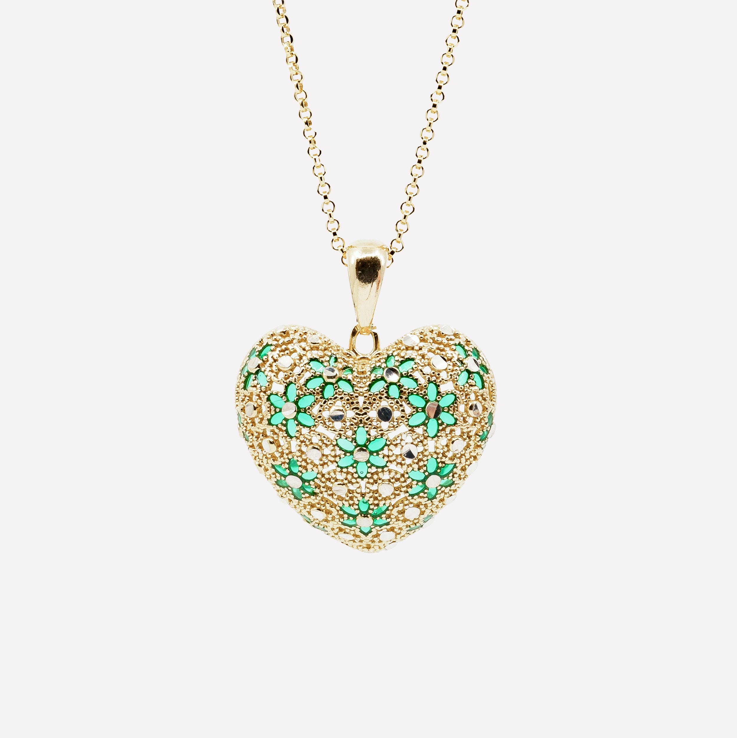 COLLANA CUORE IN ARGENTO "CUORE GROSSO" MINA MINA